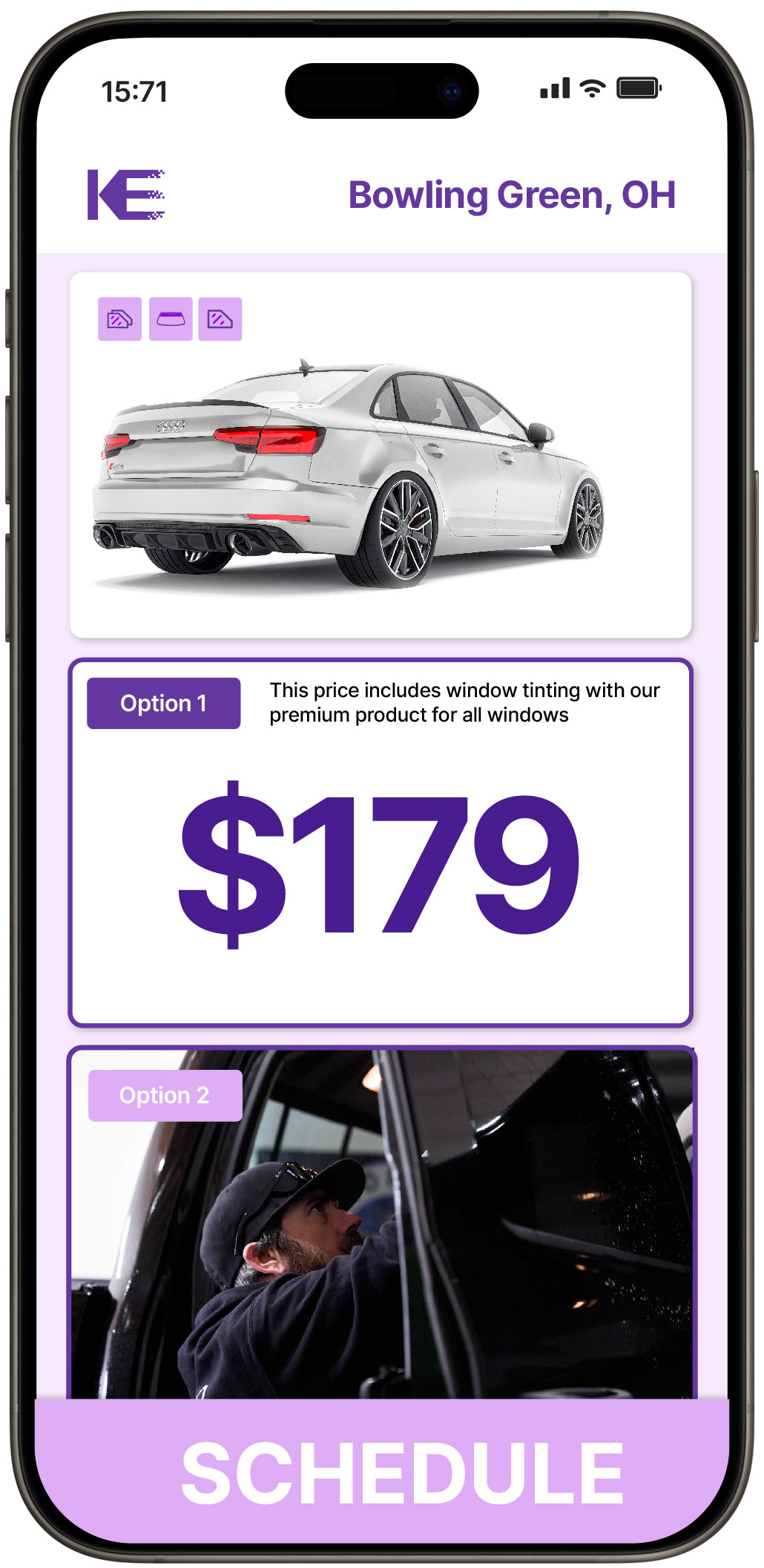 View Affordable Car Window Tinting Rates in Bowling Green, Ohio
