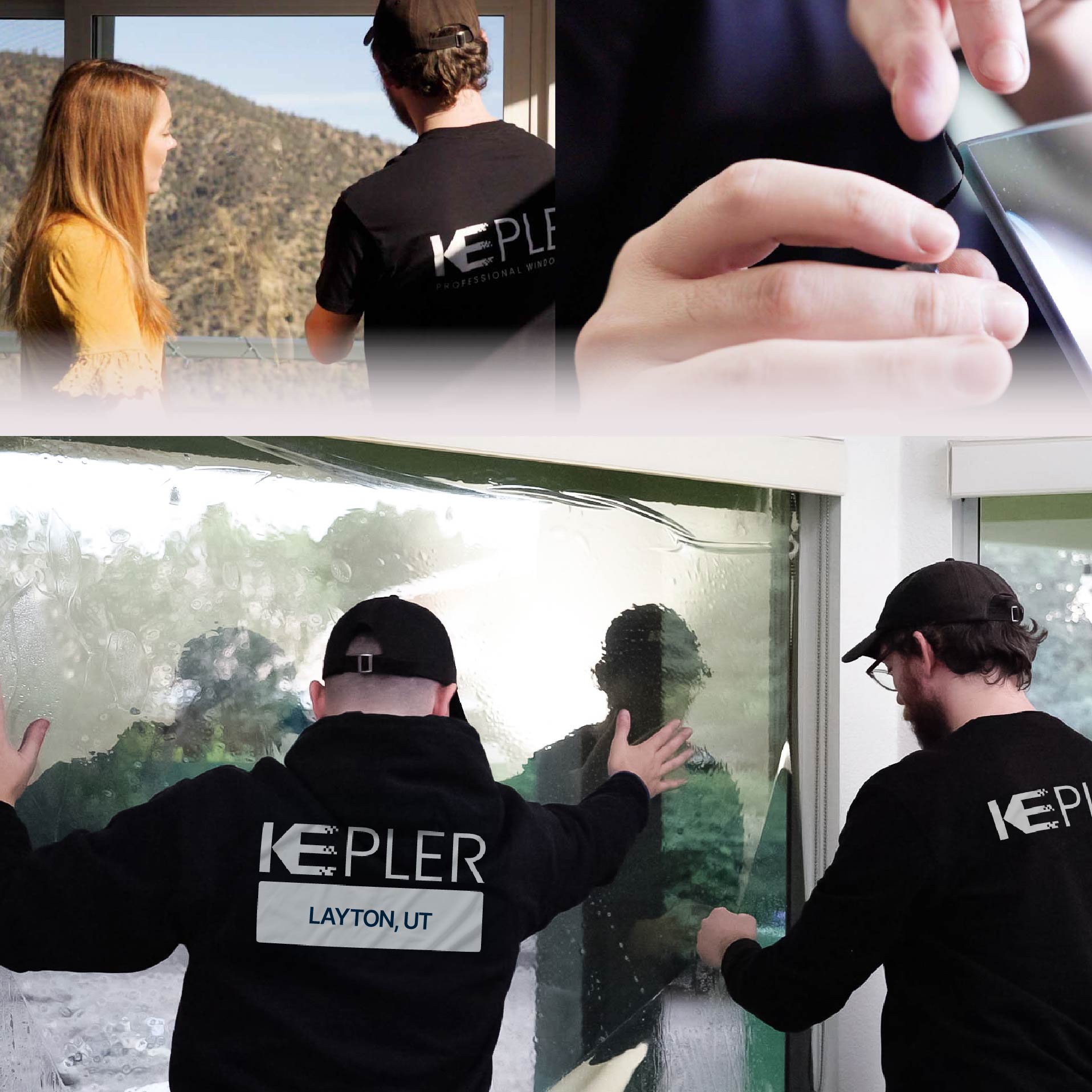Kepler Specialist Performing Commercial Window Tinting in Layton Layton