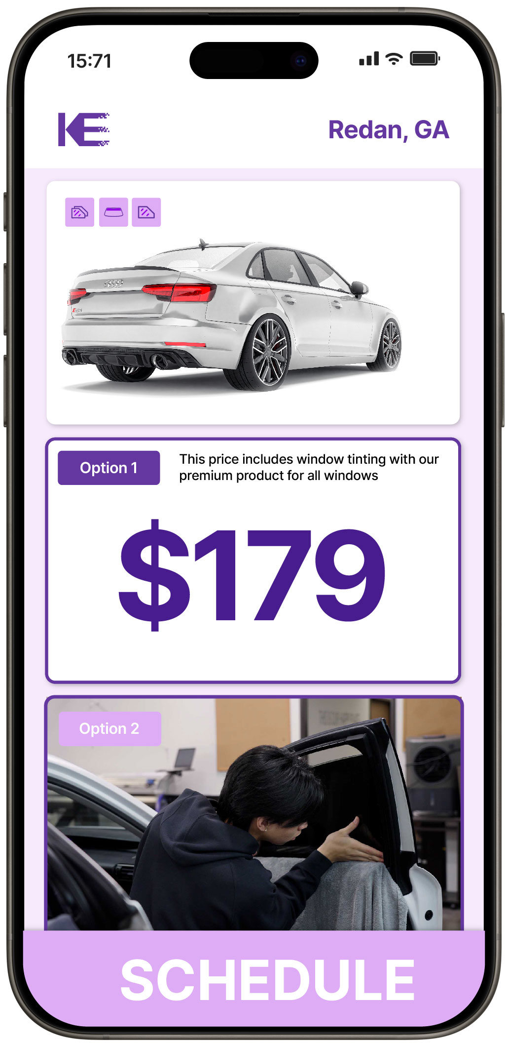 View Reasonable Car Window Tinting Prices in Redan, Georgia