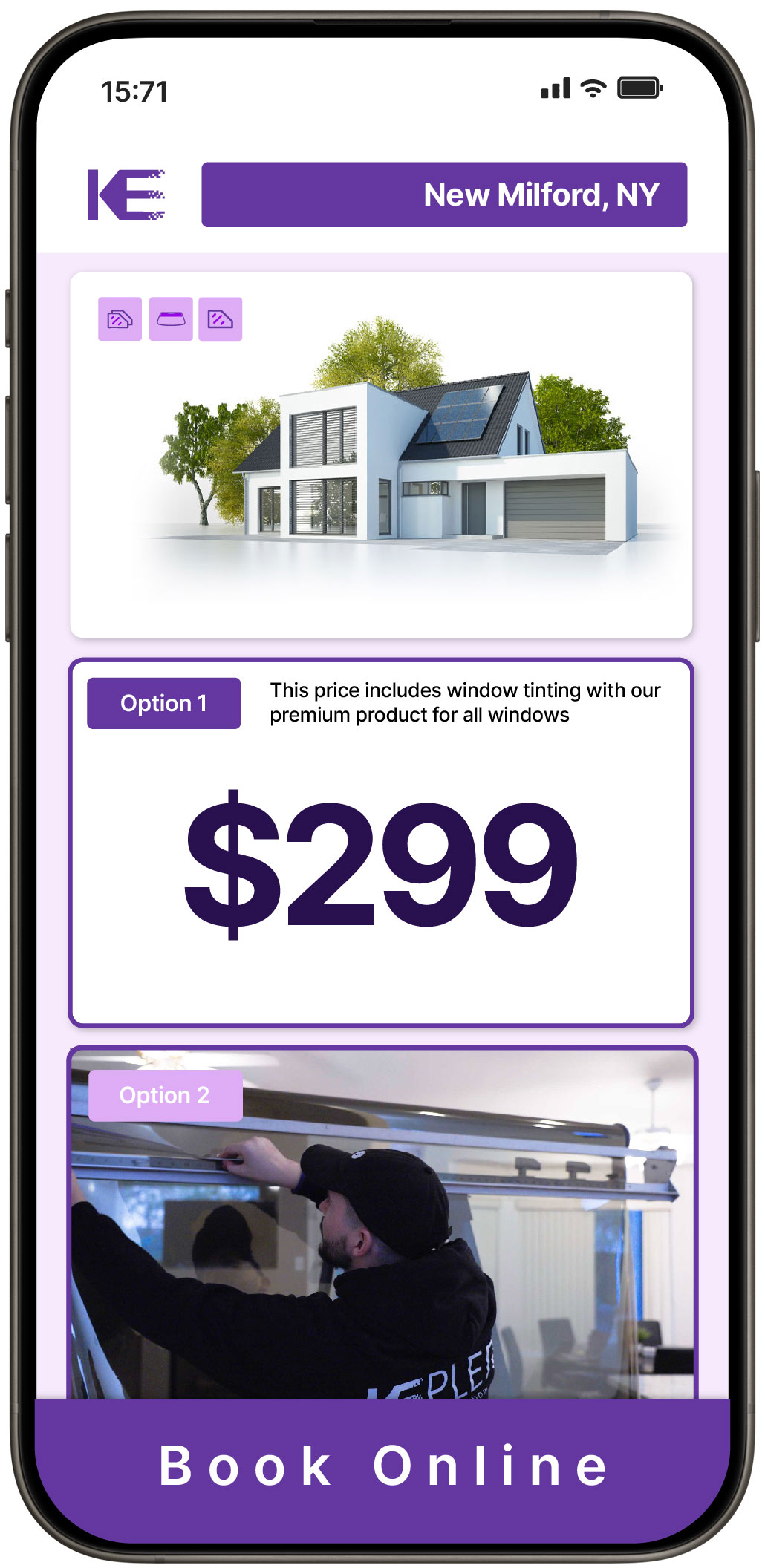 View Competitive Home Window Tinting Rates in New Milford, New York