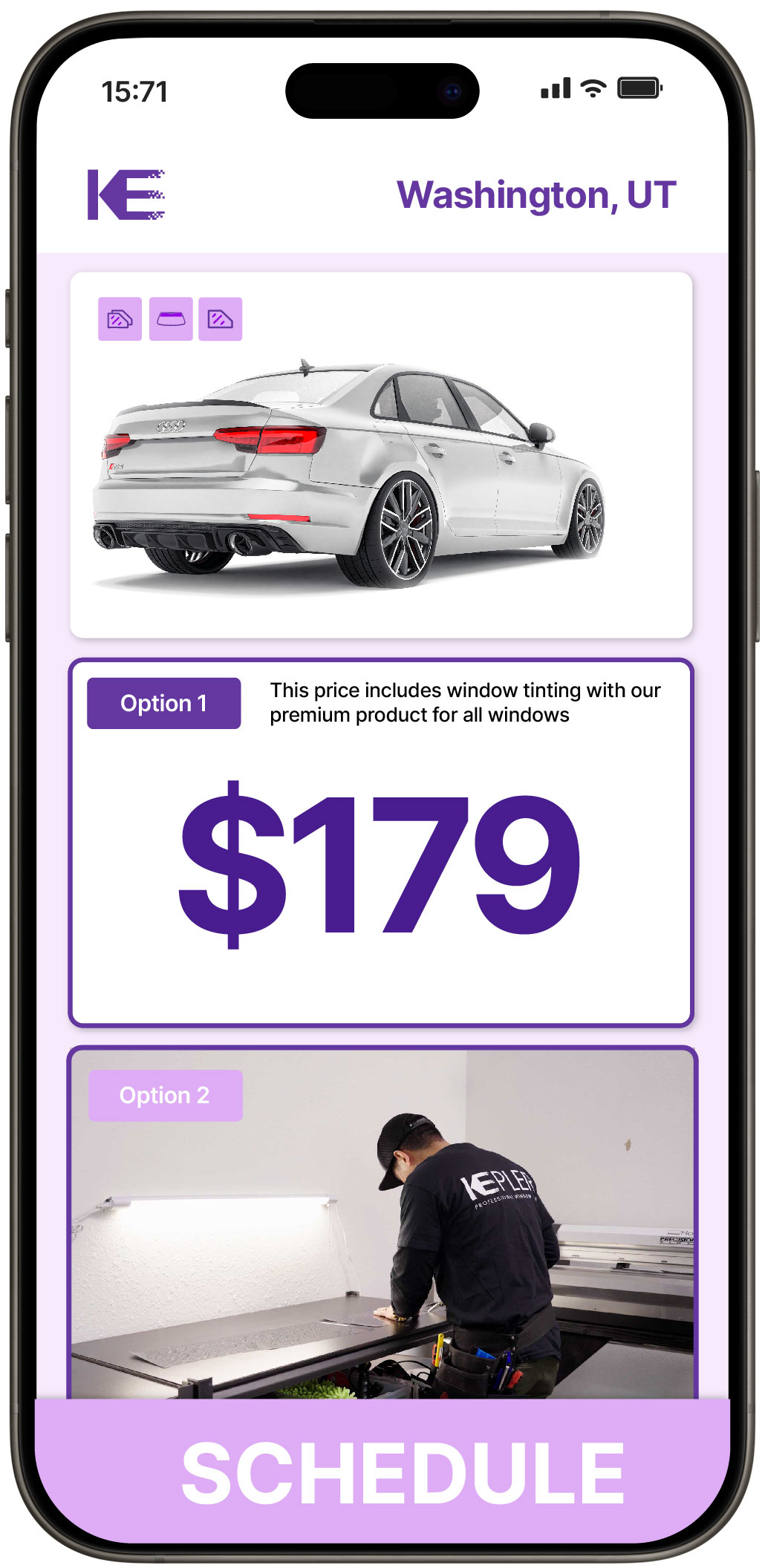 View Reasonable Car Window Tinting Prices in Washington, Utah