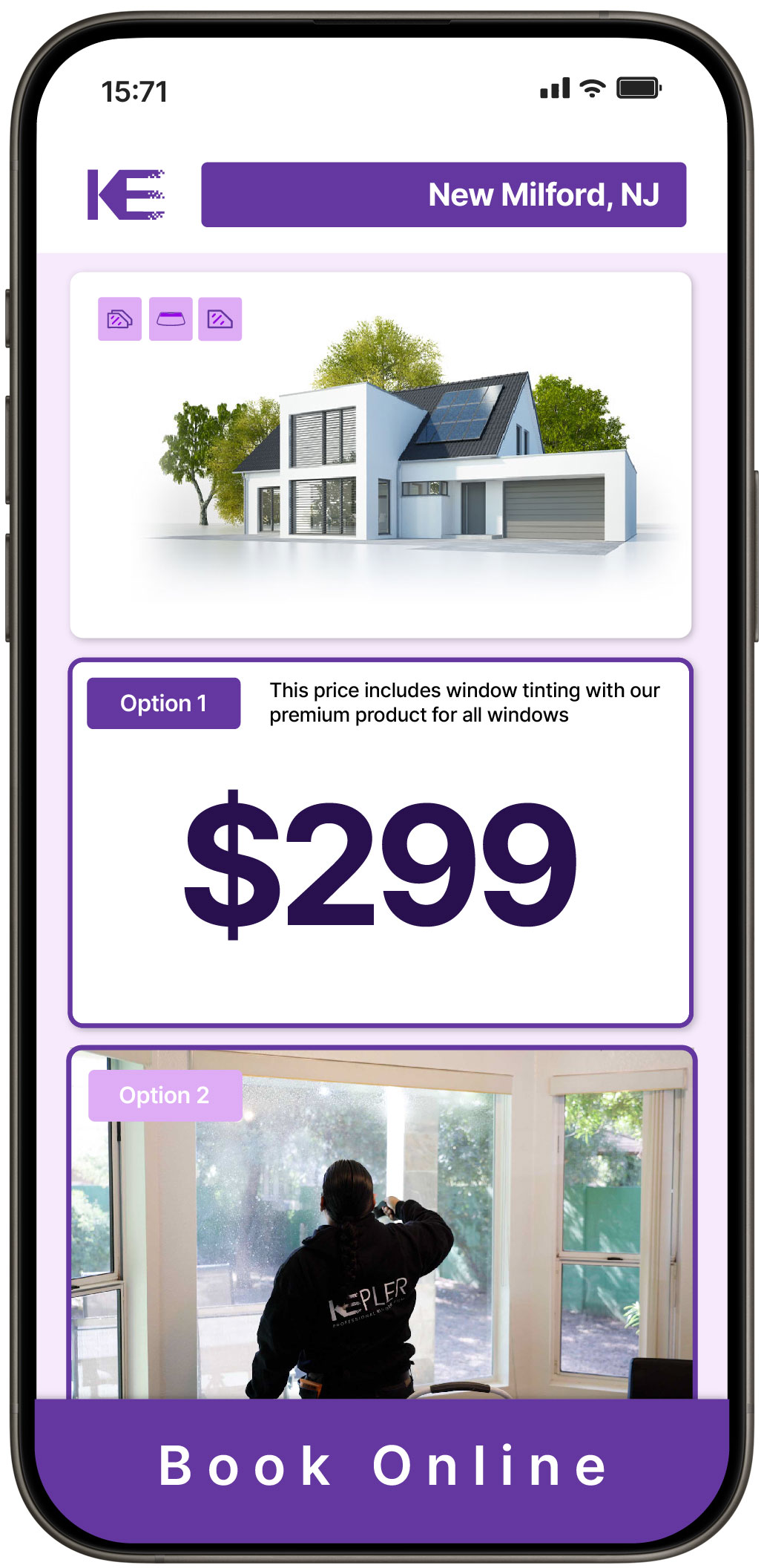 View Competitive Home Window Tinting Rates in New Milford, New Jersey