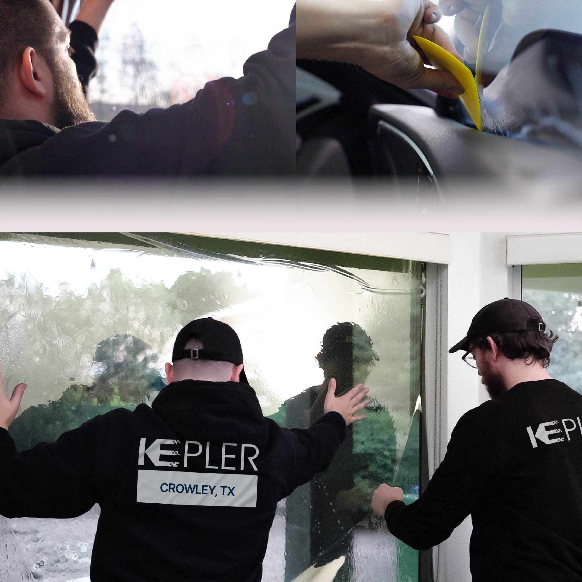 Kepler Specialist Performing Commercial Window Tinting in Crowley Crowley