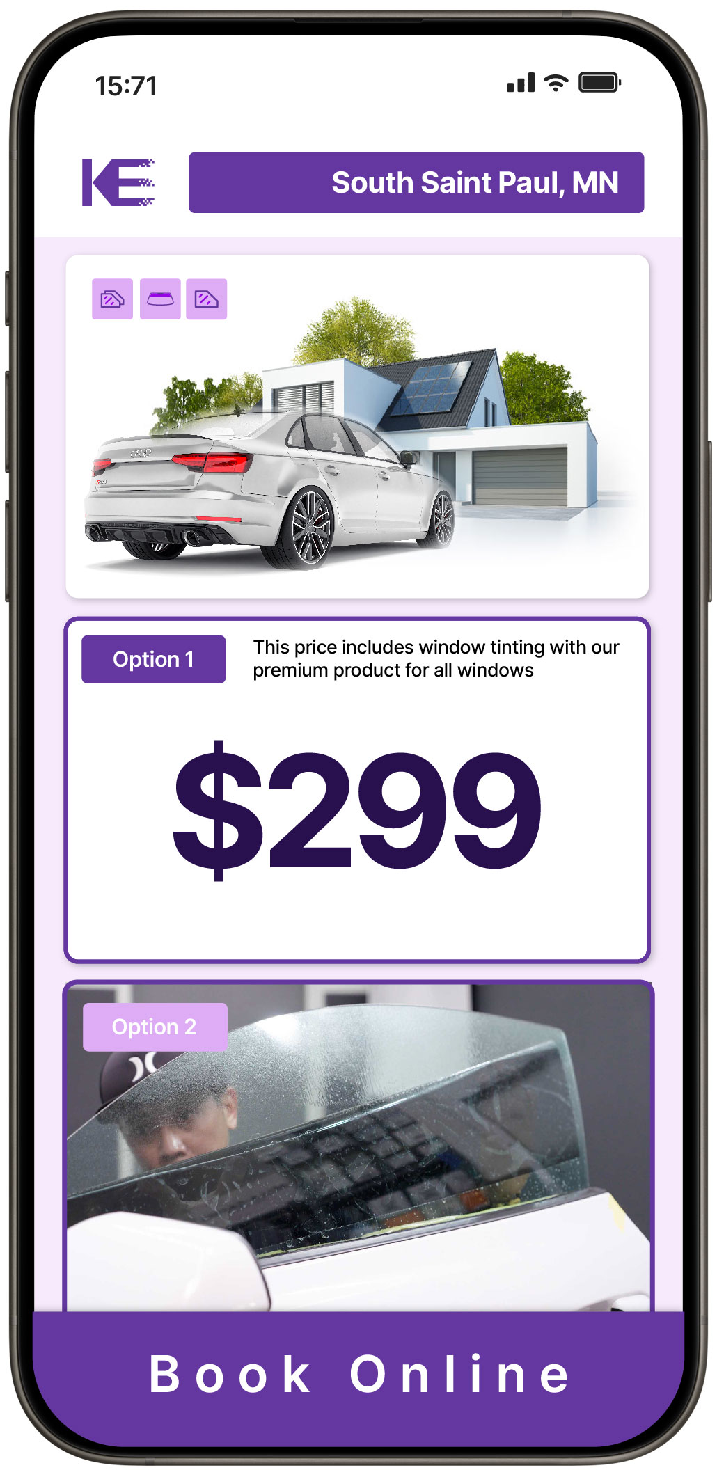 View Affordable Tesla Window Tinting Rates in Sartell, Minnesota