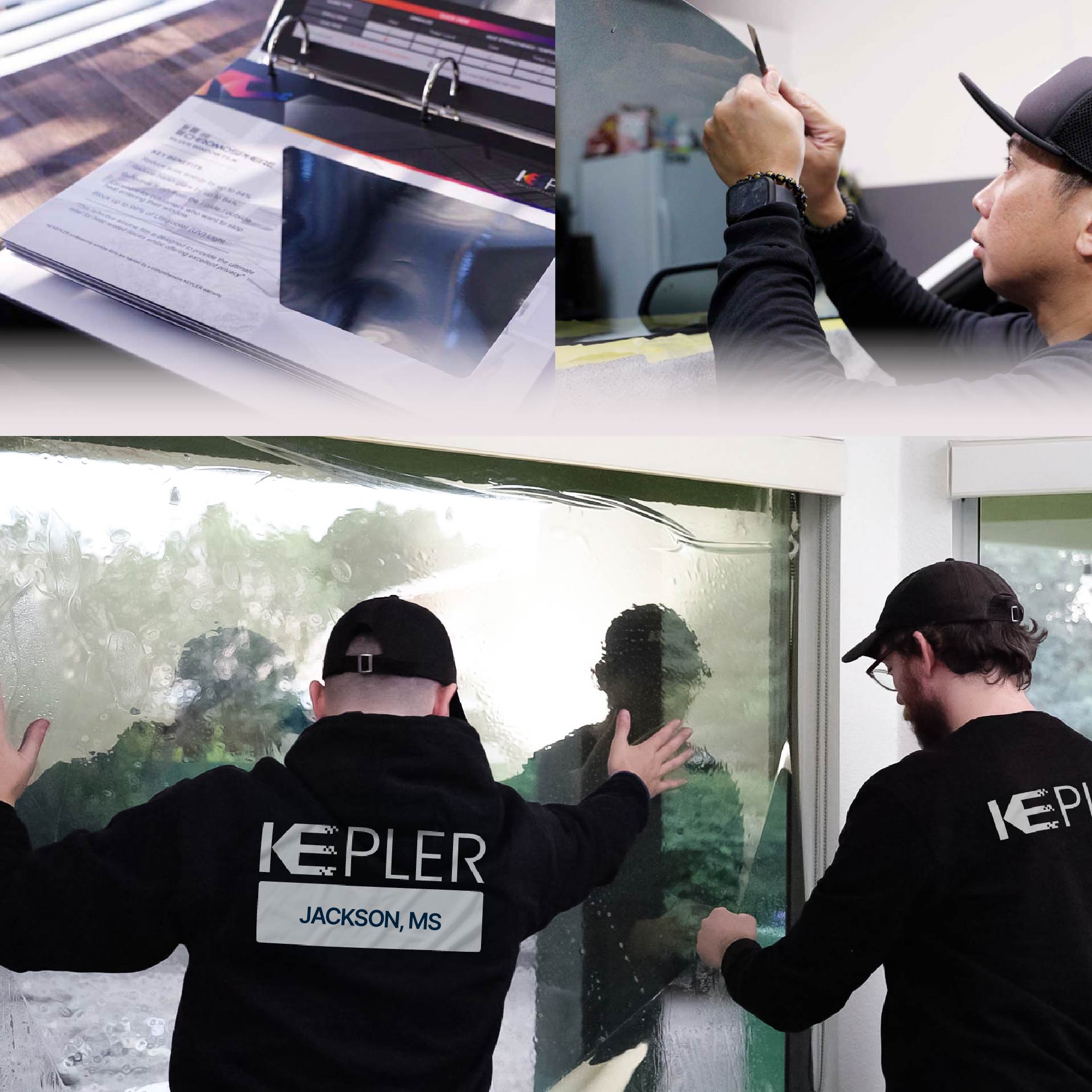 Kepler Specialist Performing Commercial Window Tinting in Jackson Jackson