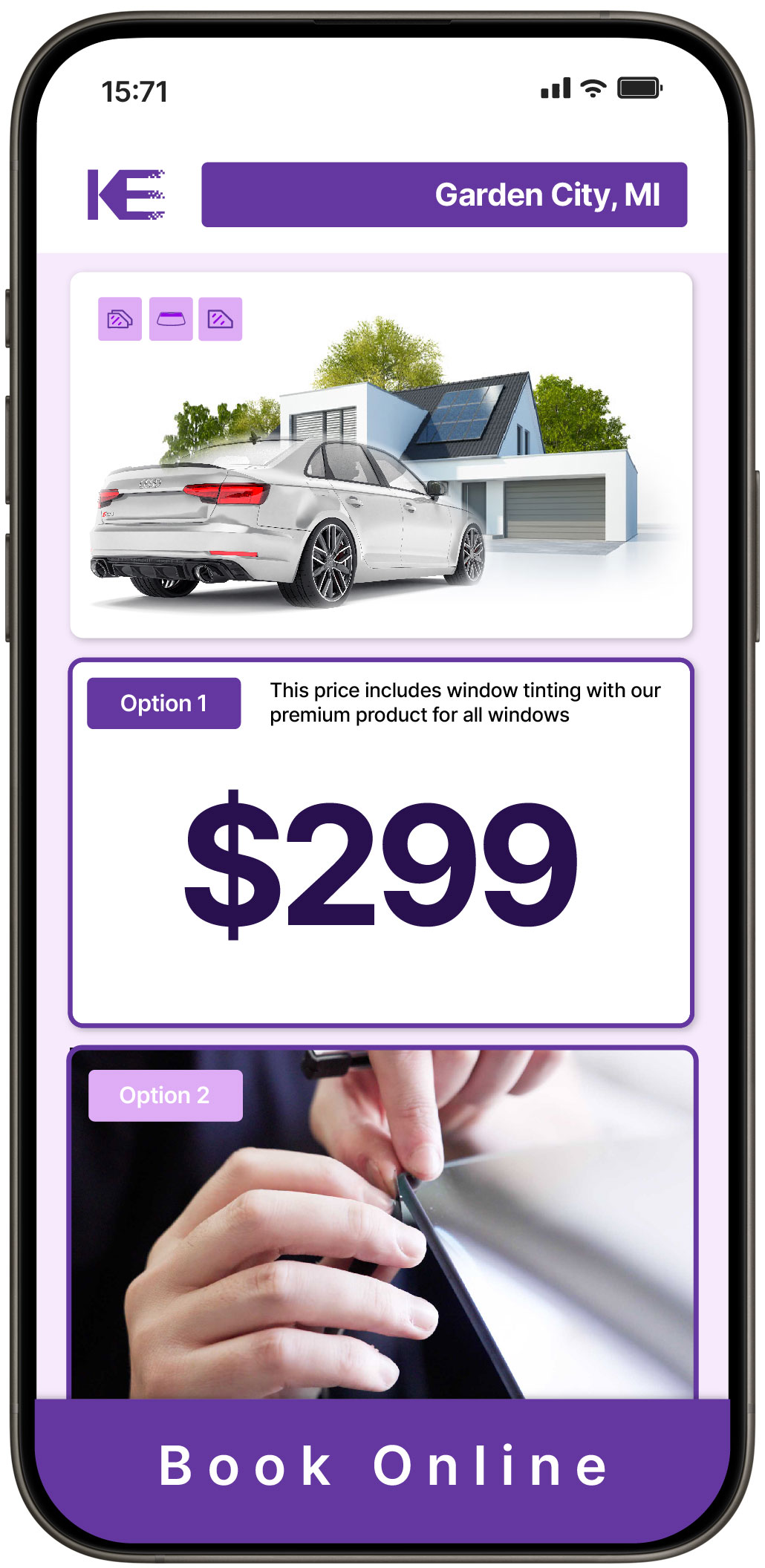 View Competitive Window Tinting Prices in Garden City, Michigan