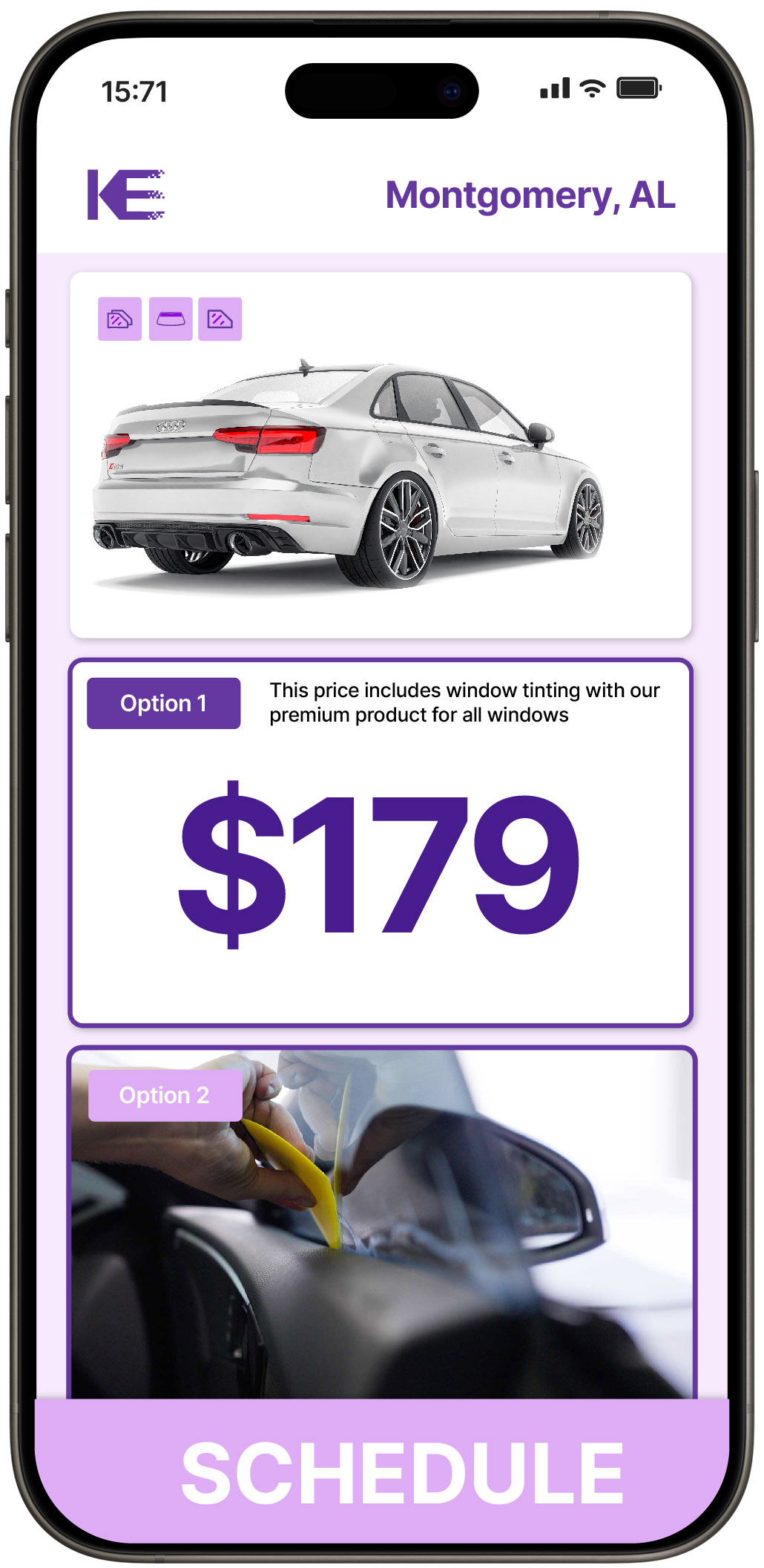 View Reasonable Car Window Tinting Prices in Montgomery, Alabama