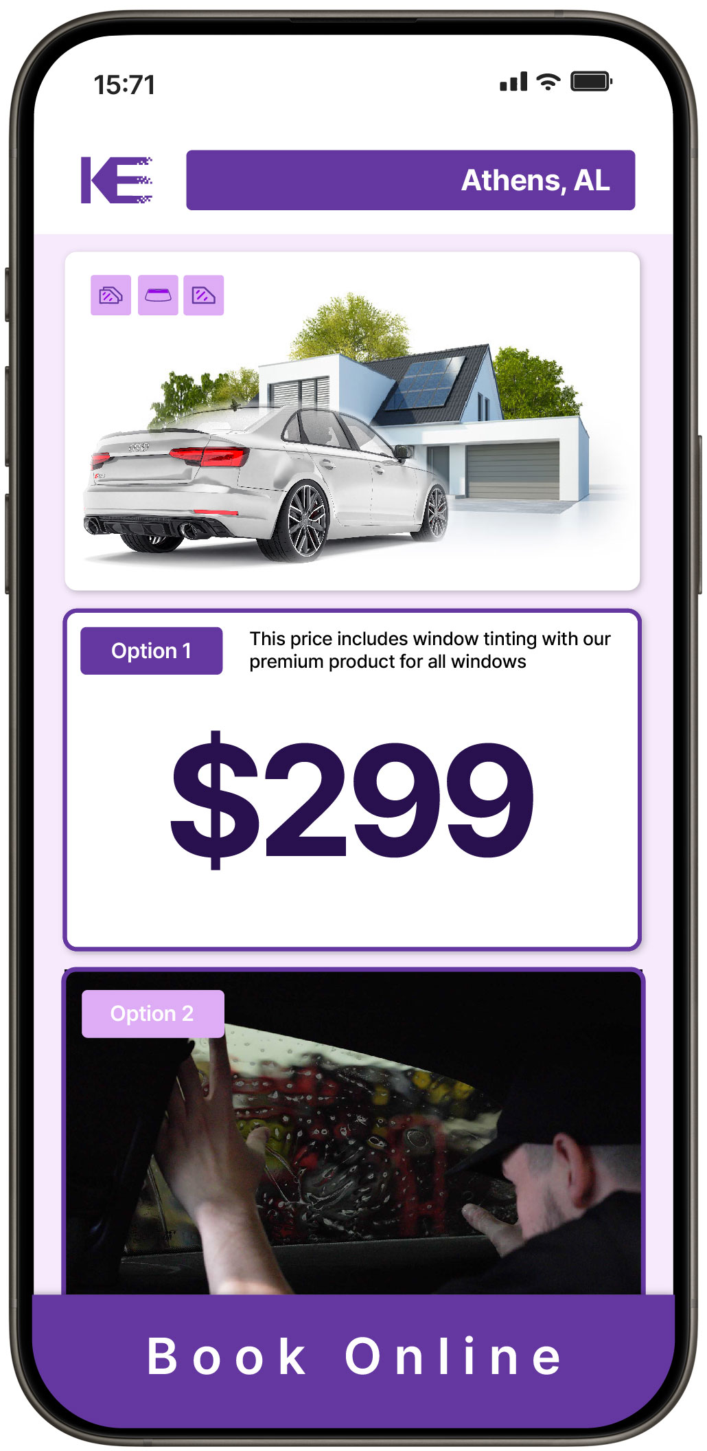 View Reasonable Tesla Window Tinting Costs in Mobile, Alabama