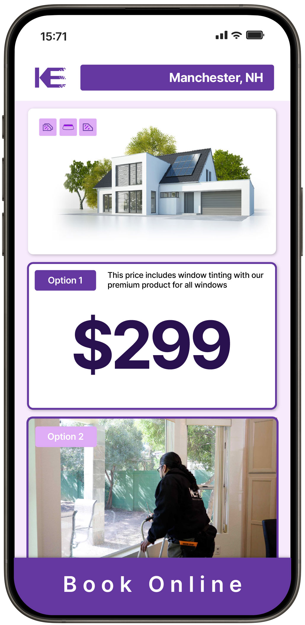 View Competitive Home Window Tinting Prices in Manchester, New Hampshire