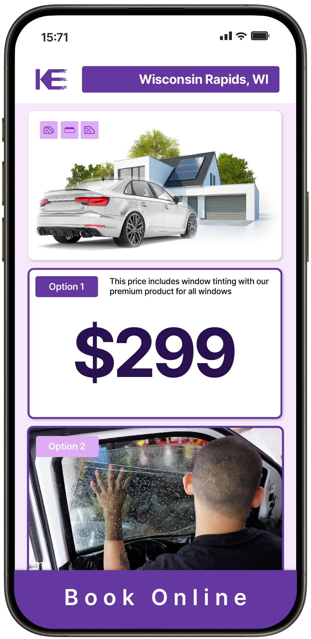 View Competitive Window Tinting Prices in Wisconsin Rapids, Wisconsin