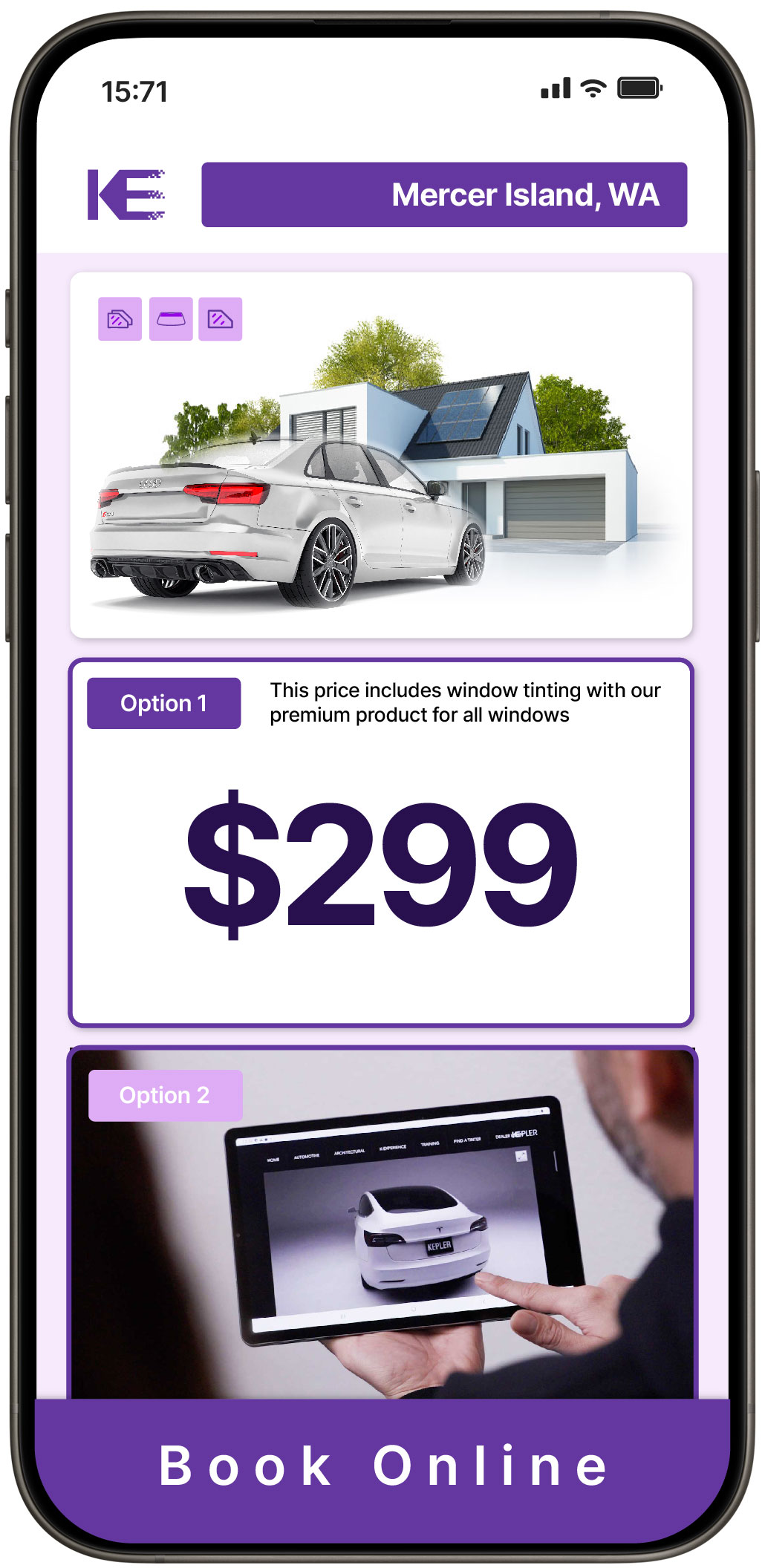 View Competitive Window Tinting Prices in Mercer Island, Washington