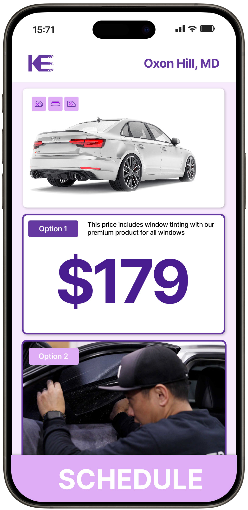 View Reasonable Car Window Tinting Rates in Oxon Hill, Maryland