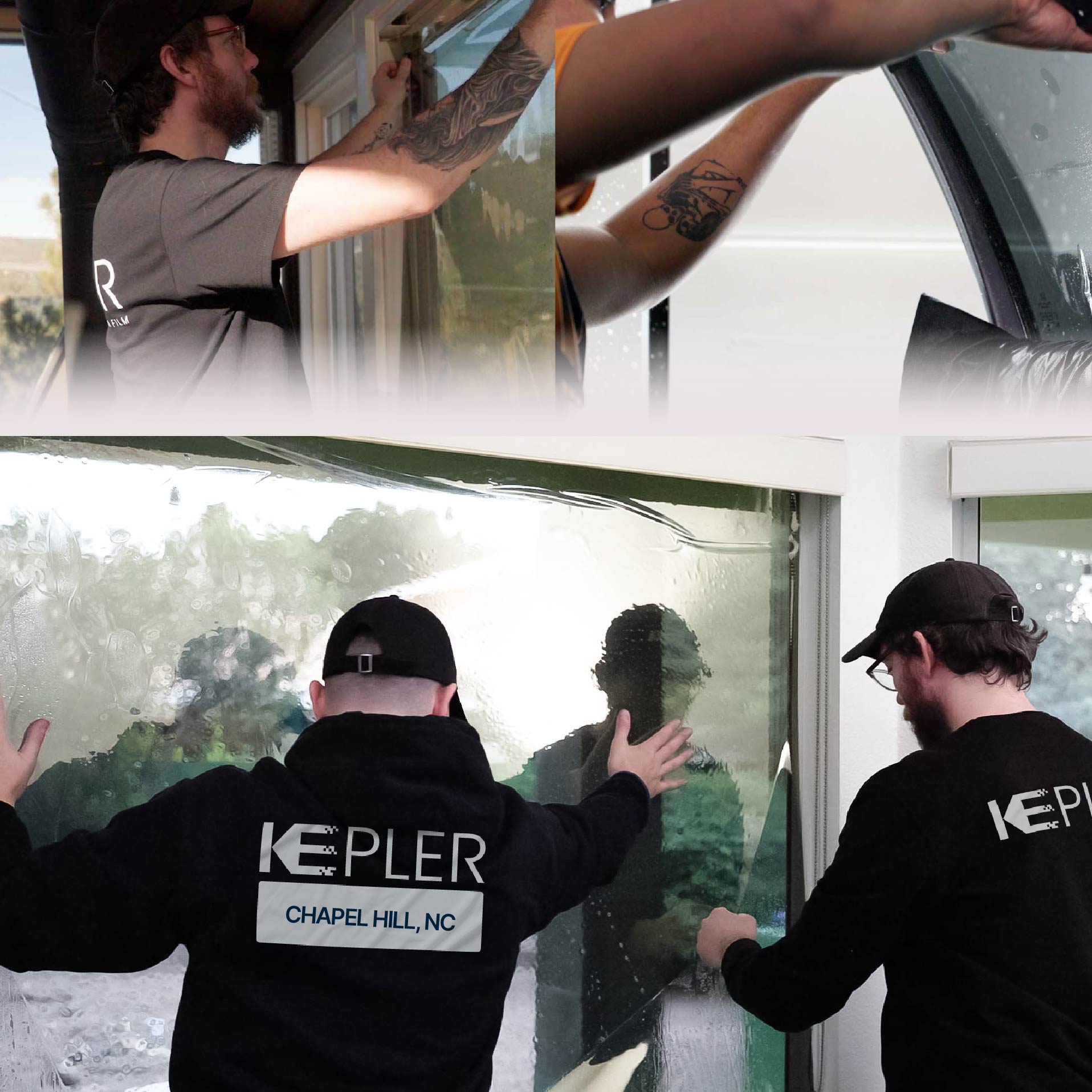 Kepler Specialist Performing Commercial Window Tinting in Chapel Hill Chapel Hill