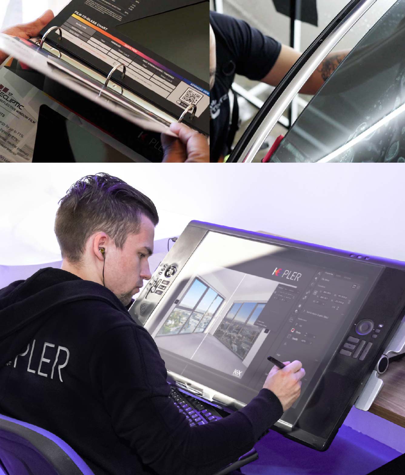 Kepler Specialist Performing Commercial Window Tinting in Johnson City Johnson City
