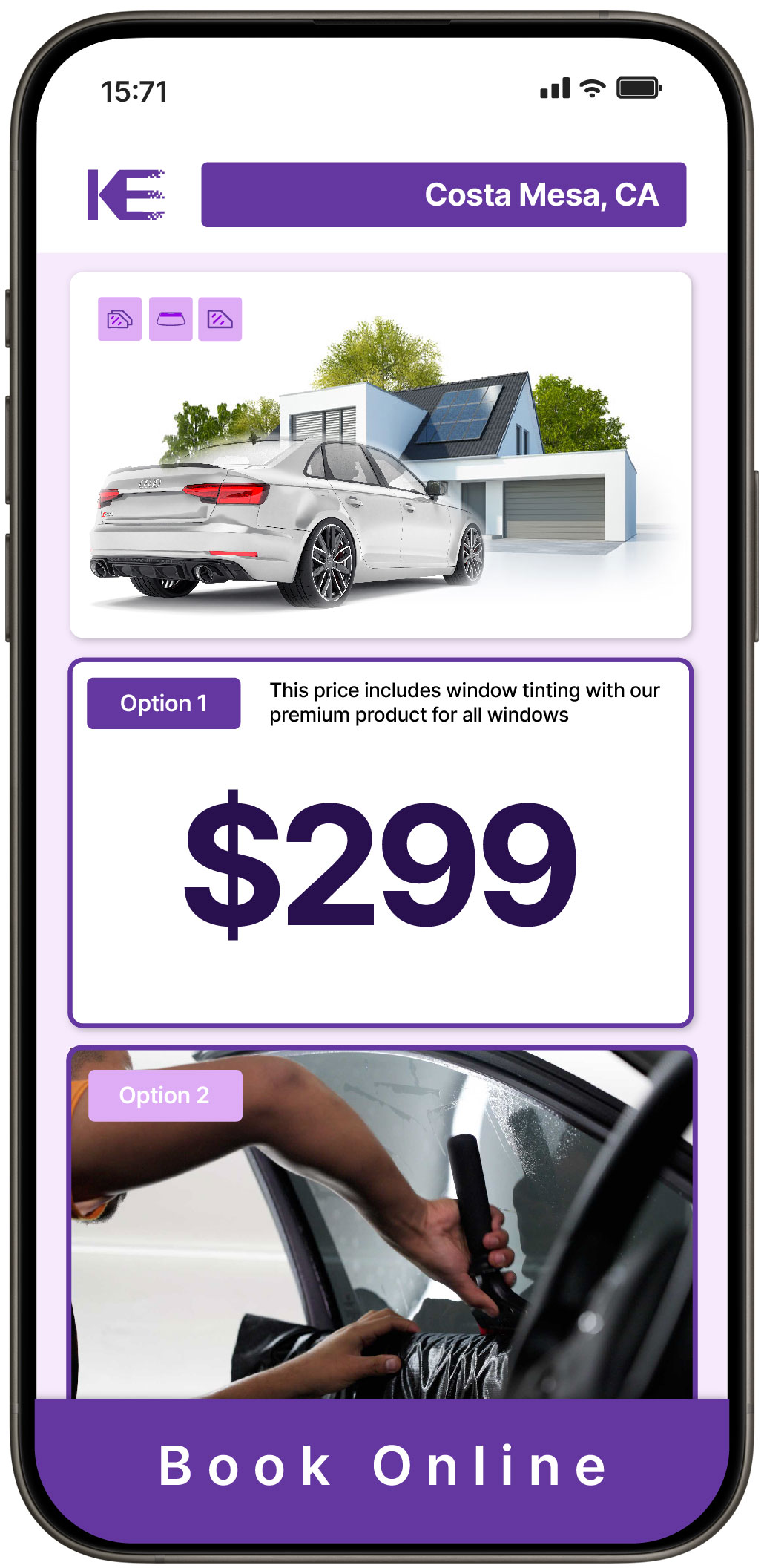 View Competitive Window Tinting Prices in Costa Mesa, California