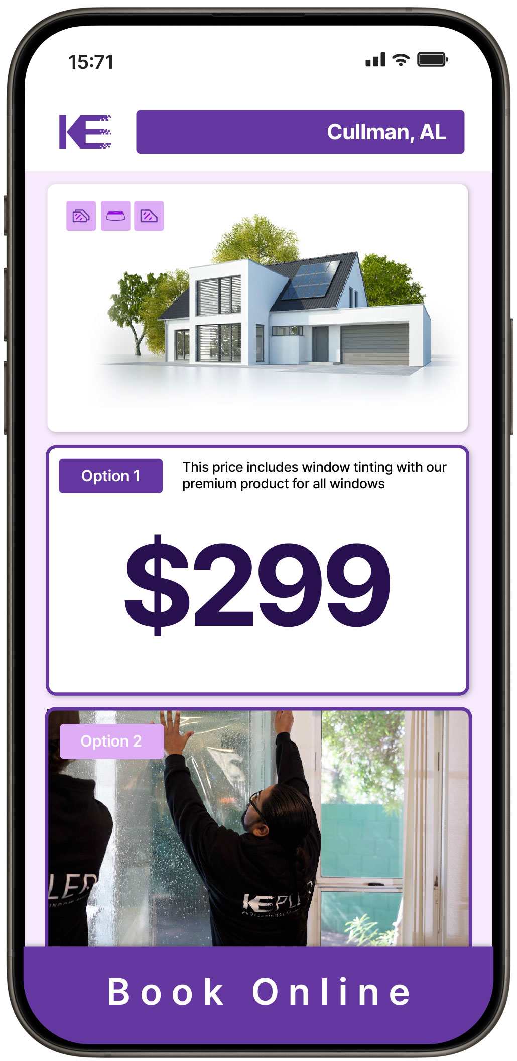 View Competitive Home Window Tinting Rates in Cullman, Alabama
