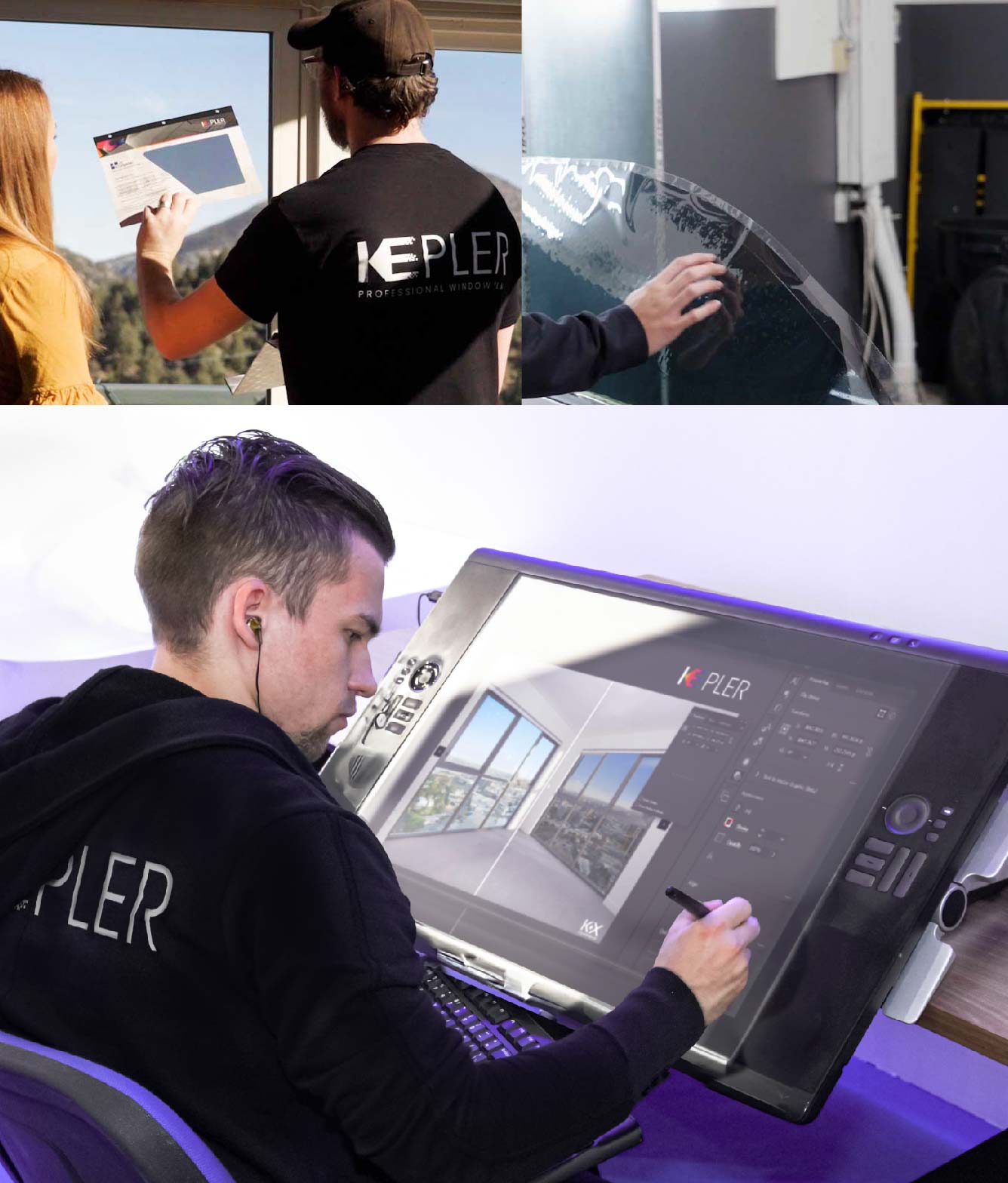 Kepler Specialist Performing Commercial Window Tinting in Kerrville Kerrville