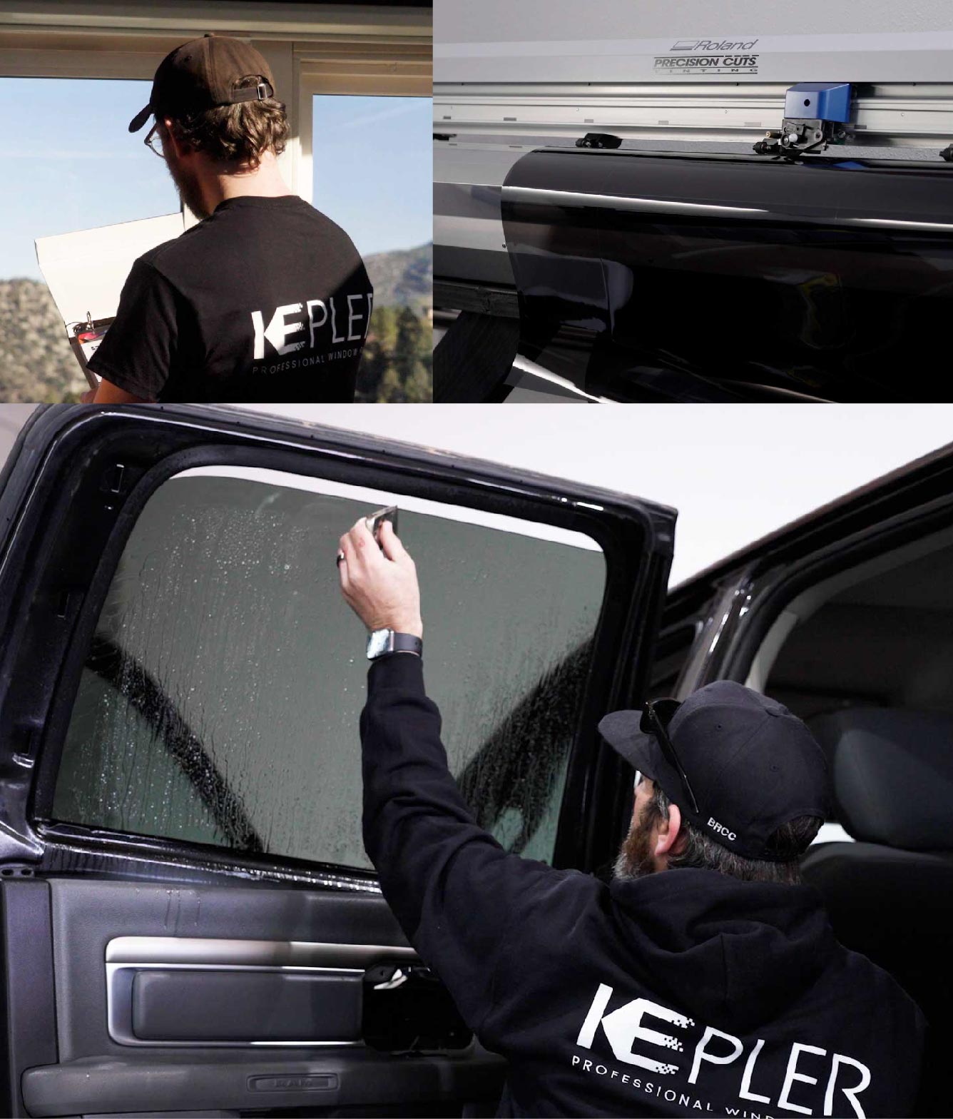Kepler Window Tinting Specialists at Work in Winter Garden, Florida