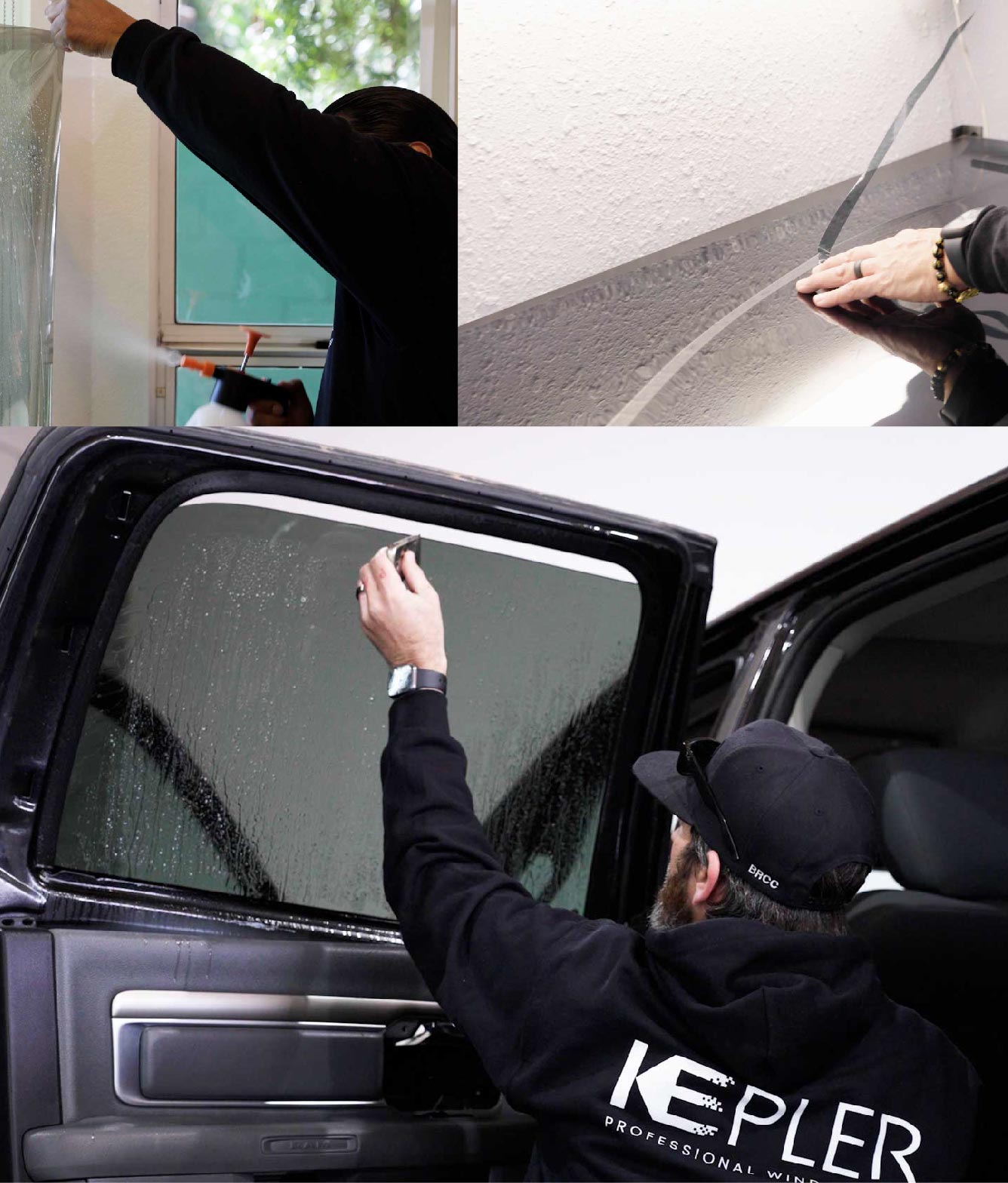 Kepler Window Tinting Specialists at Work in Millbrae, California