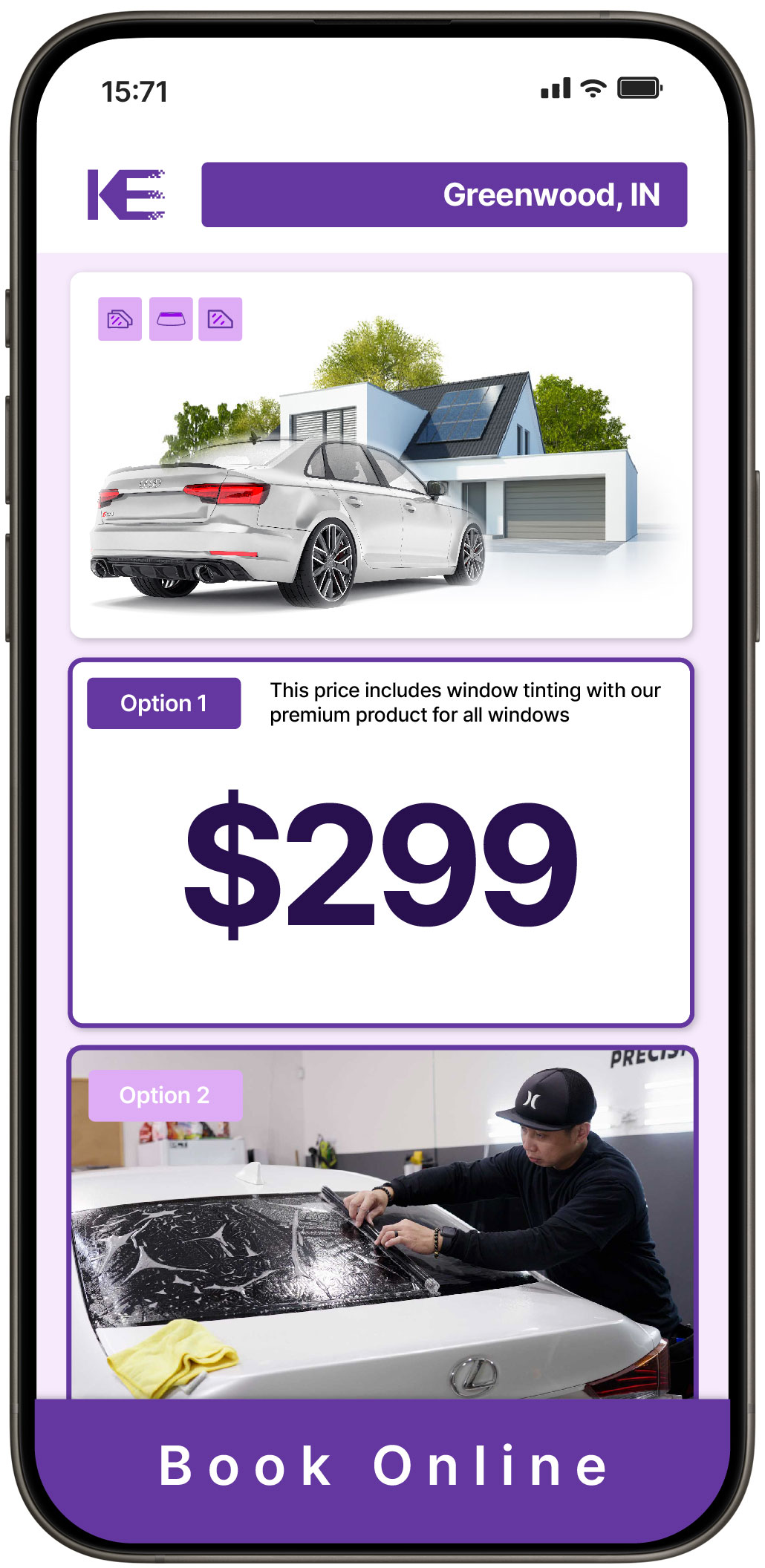 View Competitive Window Tinting Prices in Greenwood, Indiana