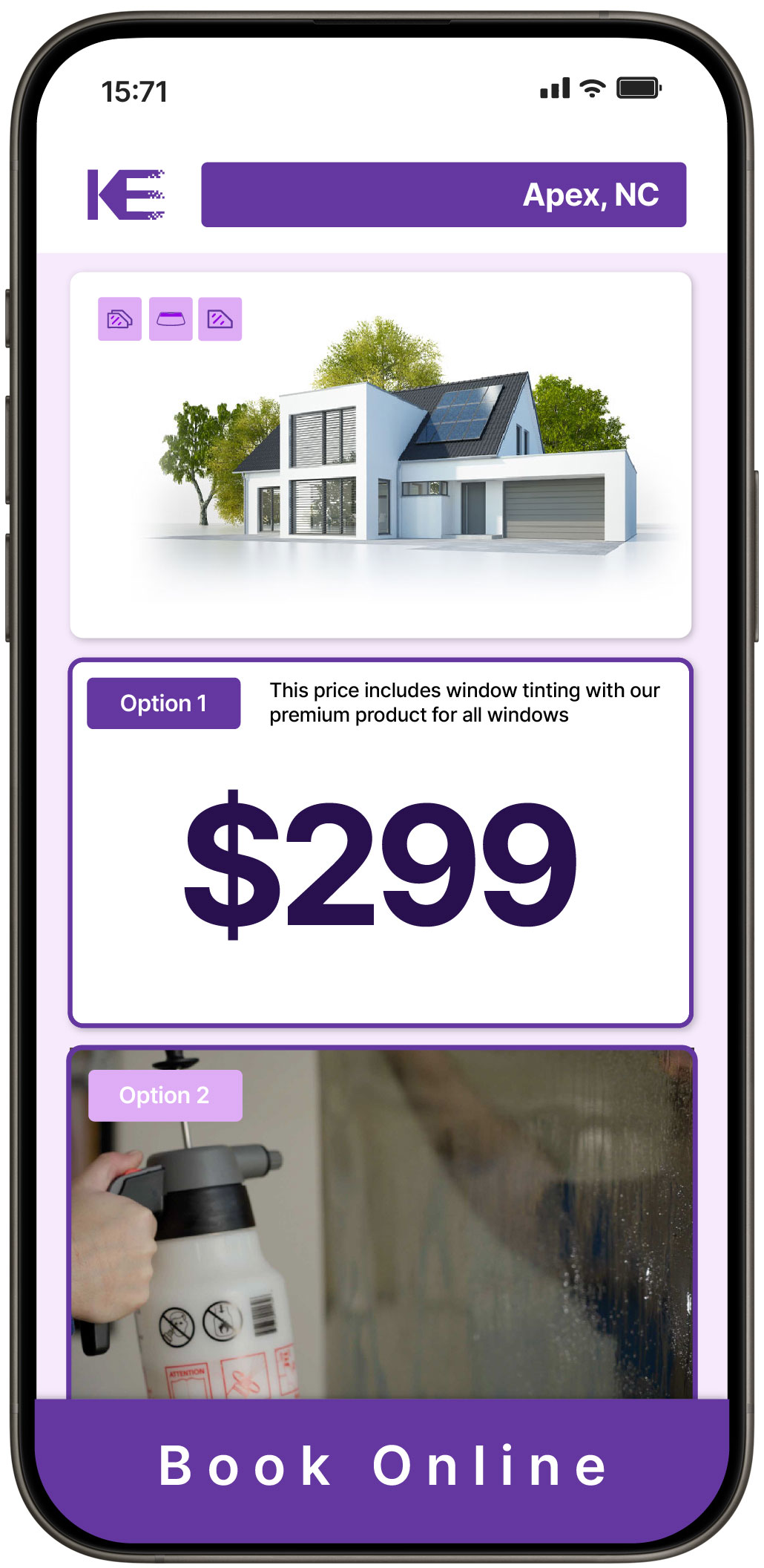 View Reasonable Home Window Tinting Prices in Apex, North Carolina