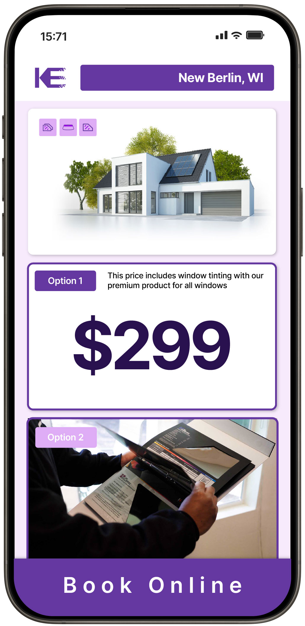 View Competitive Home Window Tinting Costs in New Berlin, Wisconsin