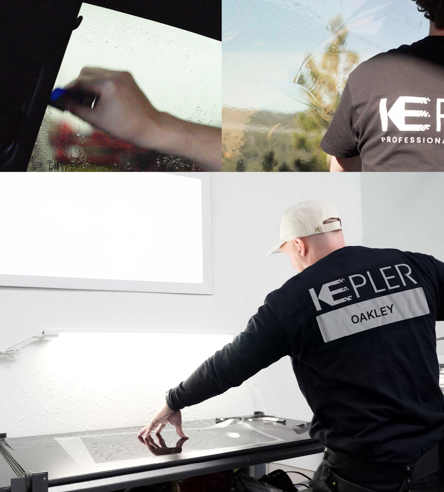 Window Tinting Specialist Cutting Film in Oakley, California