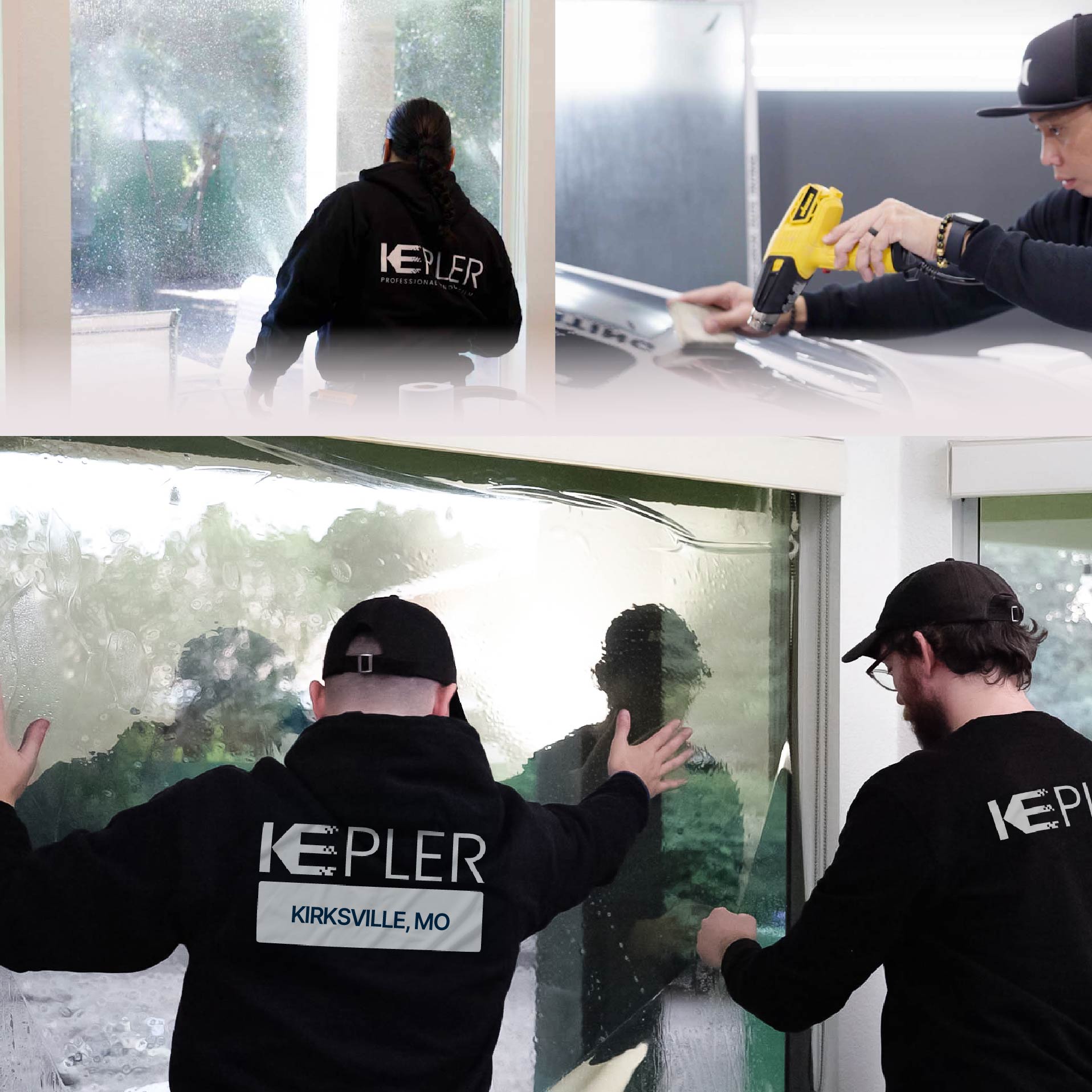 Kepler Specialist Performing Commercial Window Tinting in Kirksville Kirksville
