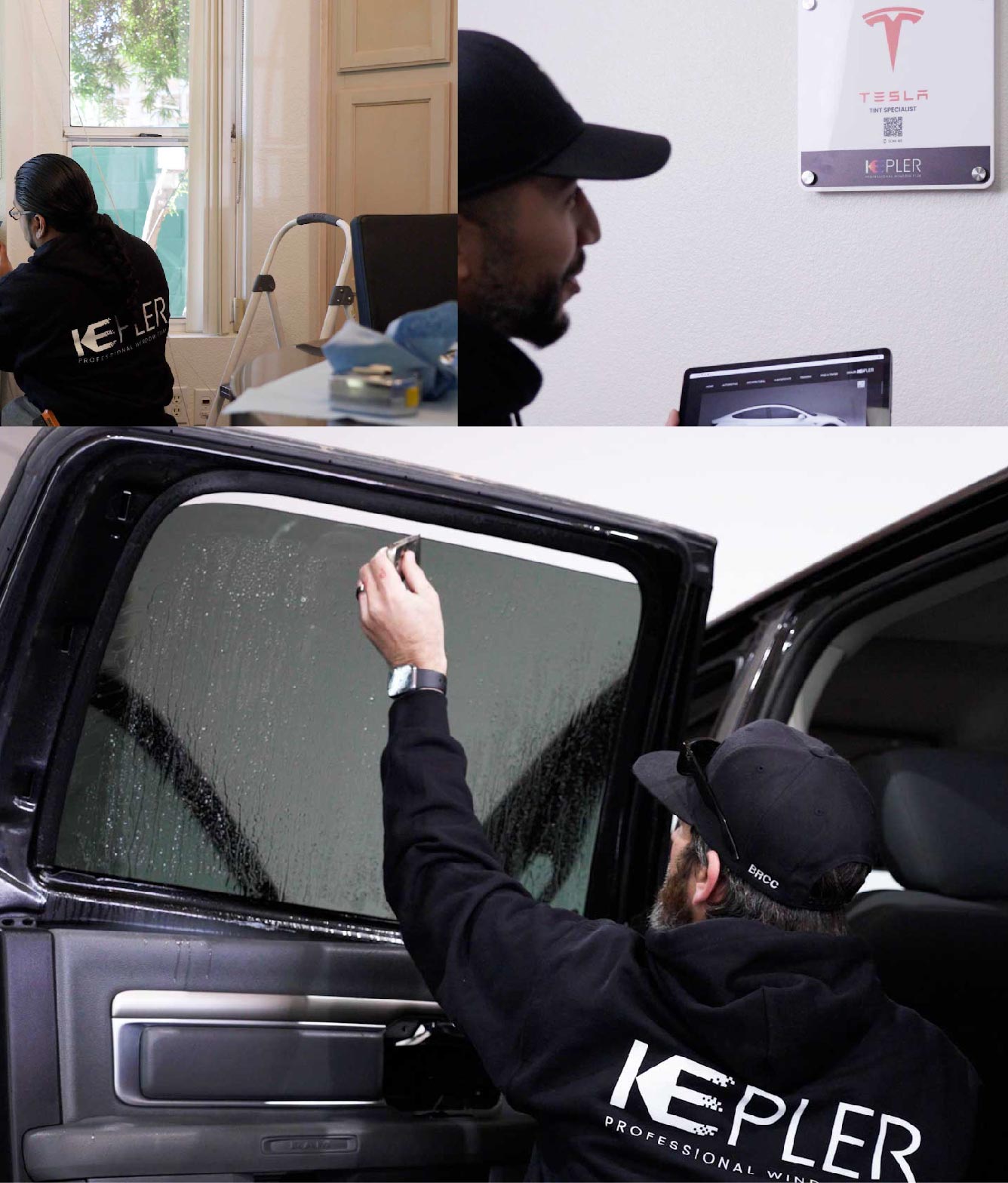 Kepler Window Tinting Specialists at Work in Pembroke Pines, Florida