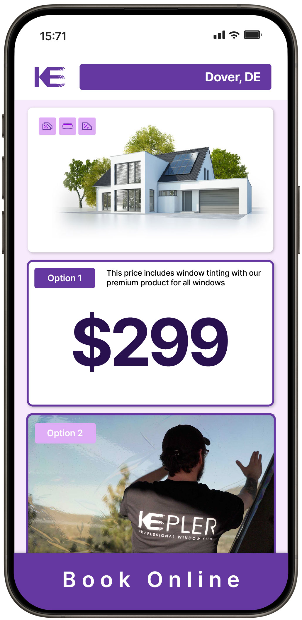 View Competitive Home Window Tinting Costs in Dover, Delaware