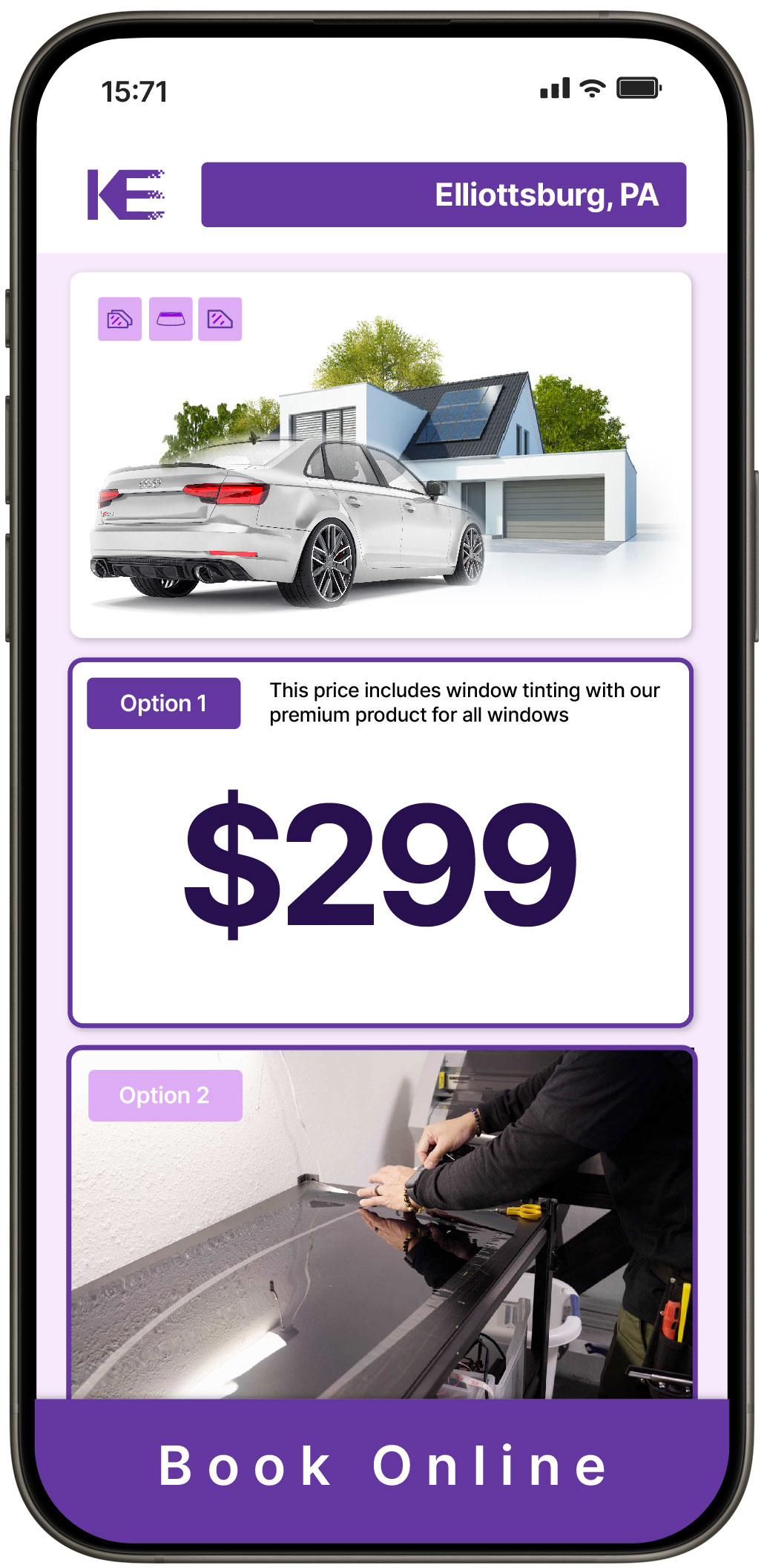 View Competitive Window Tinting Prices in Elliottsburg, Pennsylvania