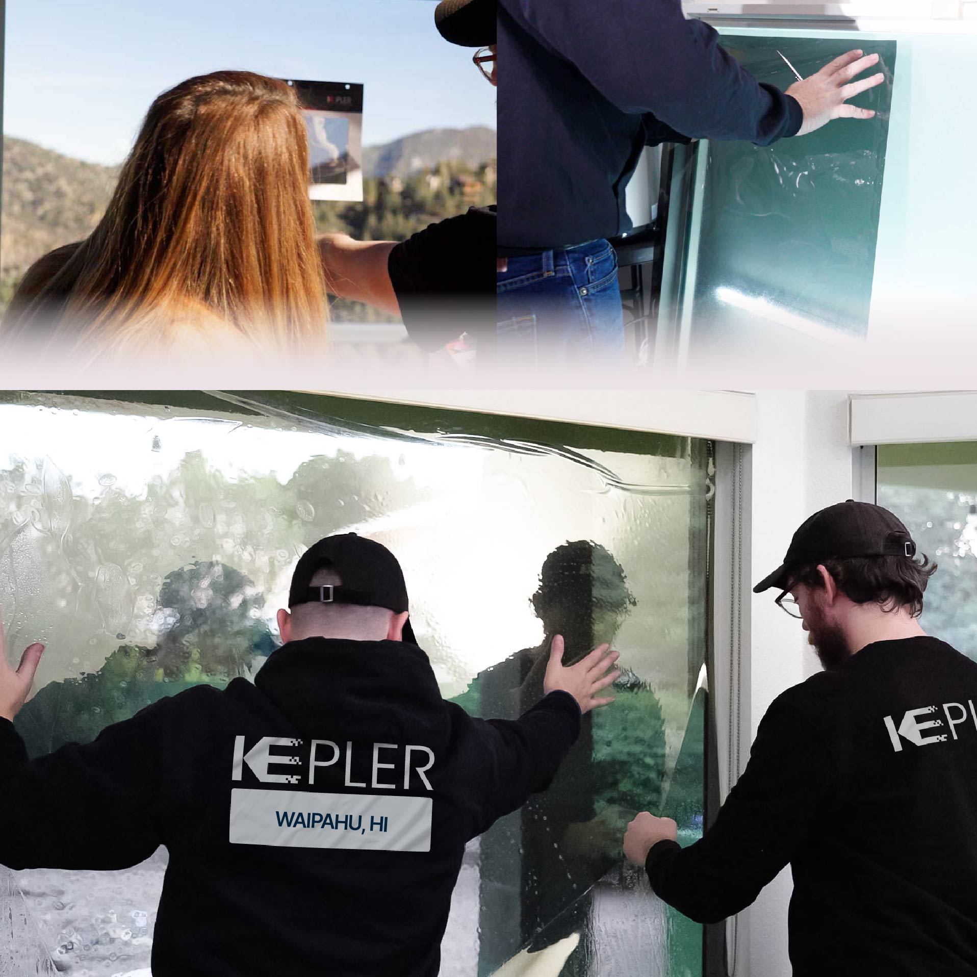 Kepler Specialist Performing Commercial Window Tinting in Waipahu Waipahu