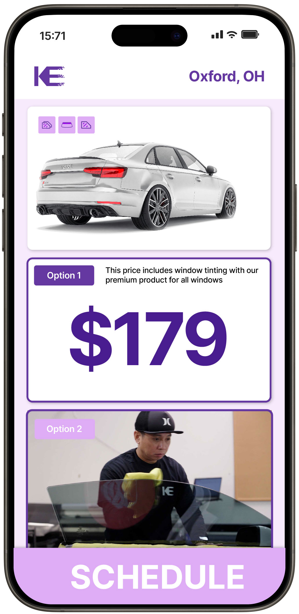 View Reasonable Car Window Tinting Costs in Oxford, Ohio