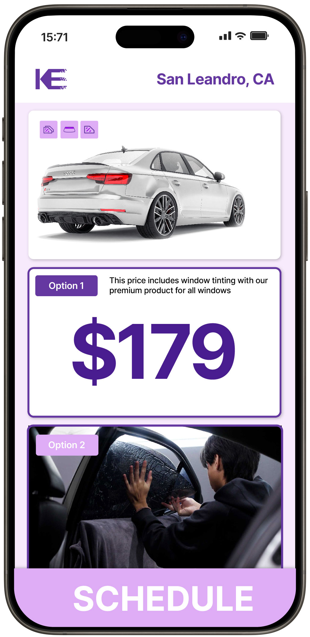 View Competitive Car Window Tinting Costs in San Leandro, California