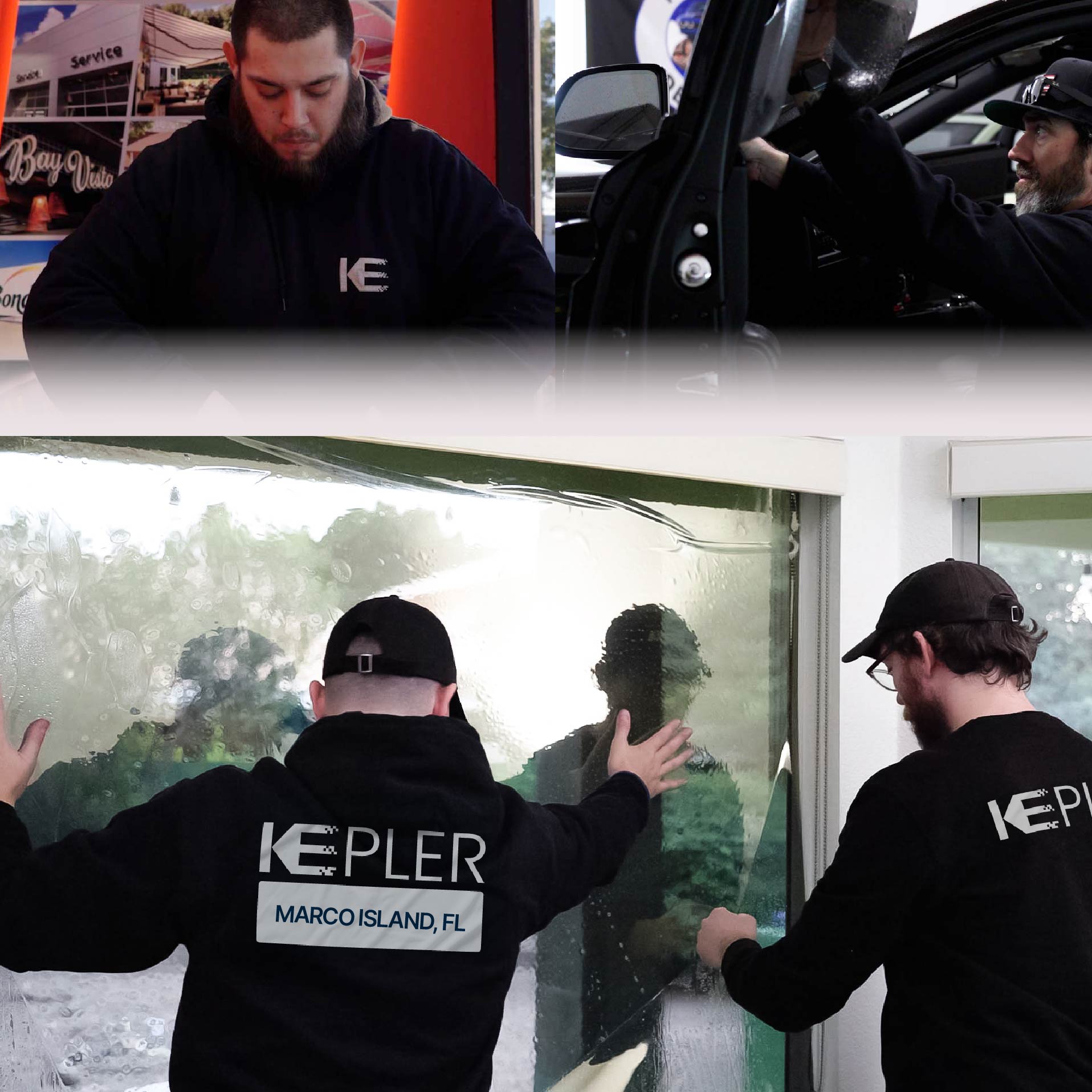 Kepler Specialist Performing Commercial Window Tinting in Marco Island Marco Island