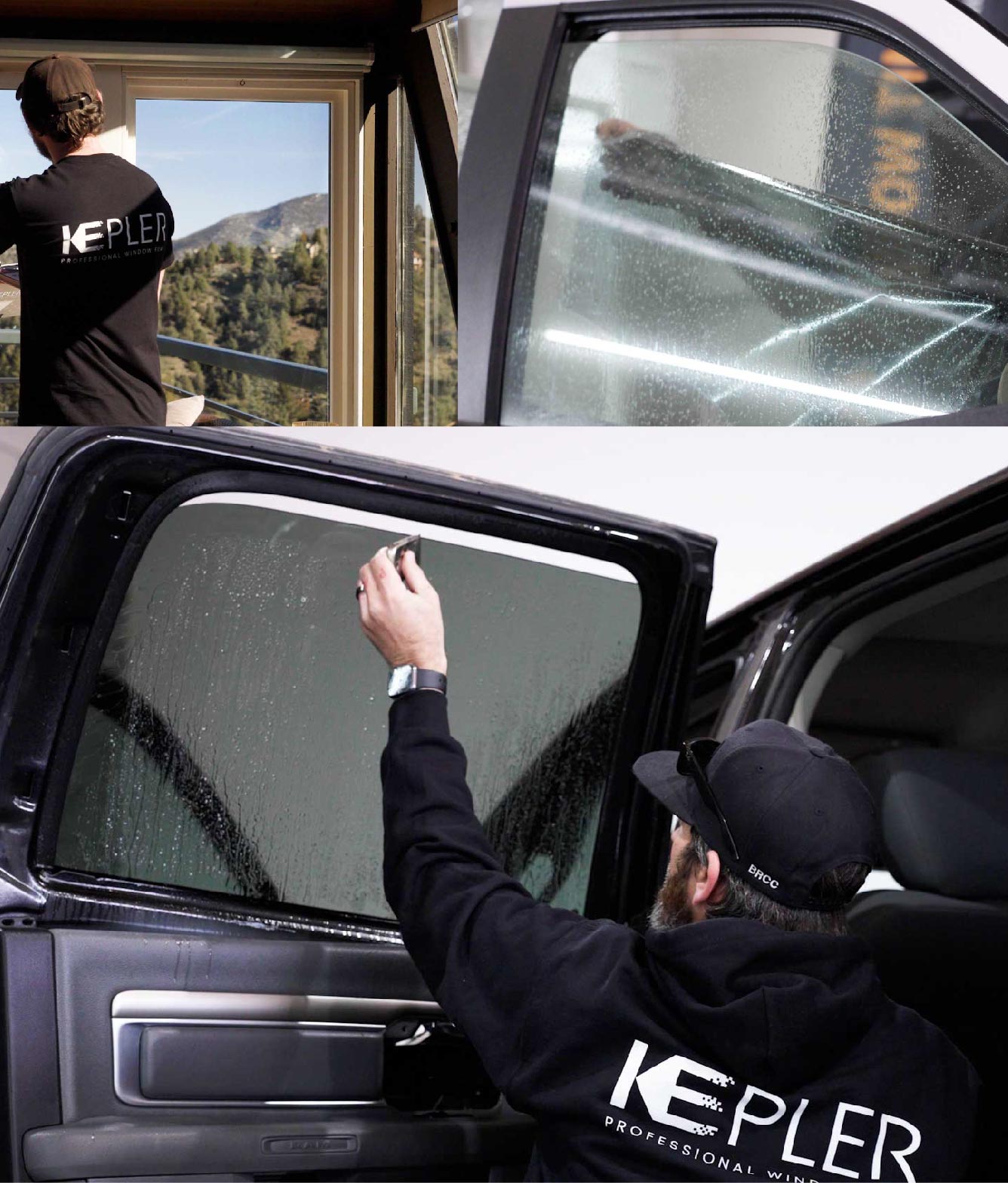 Kepler Window Tinting Specialists at Work in Kaysville, Utah