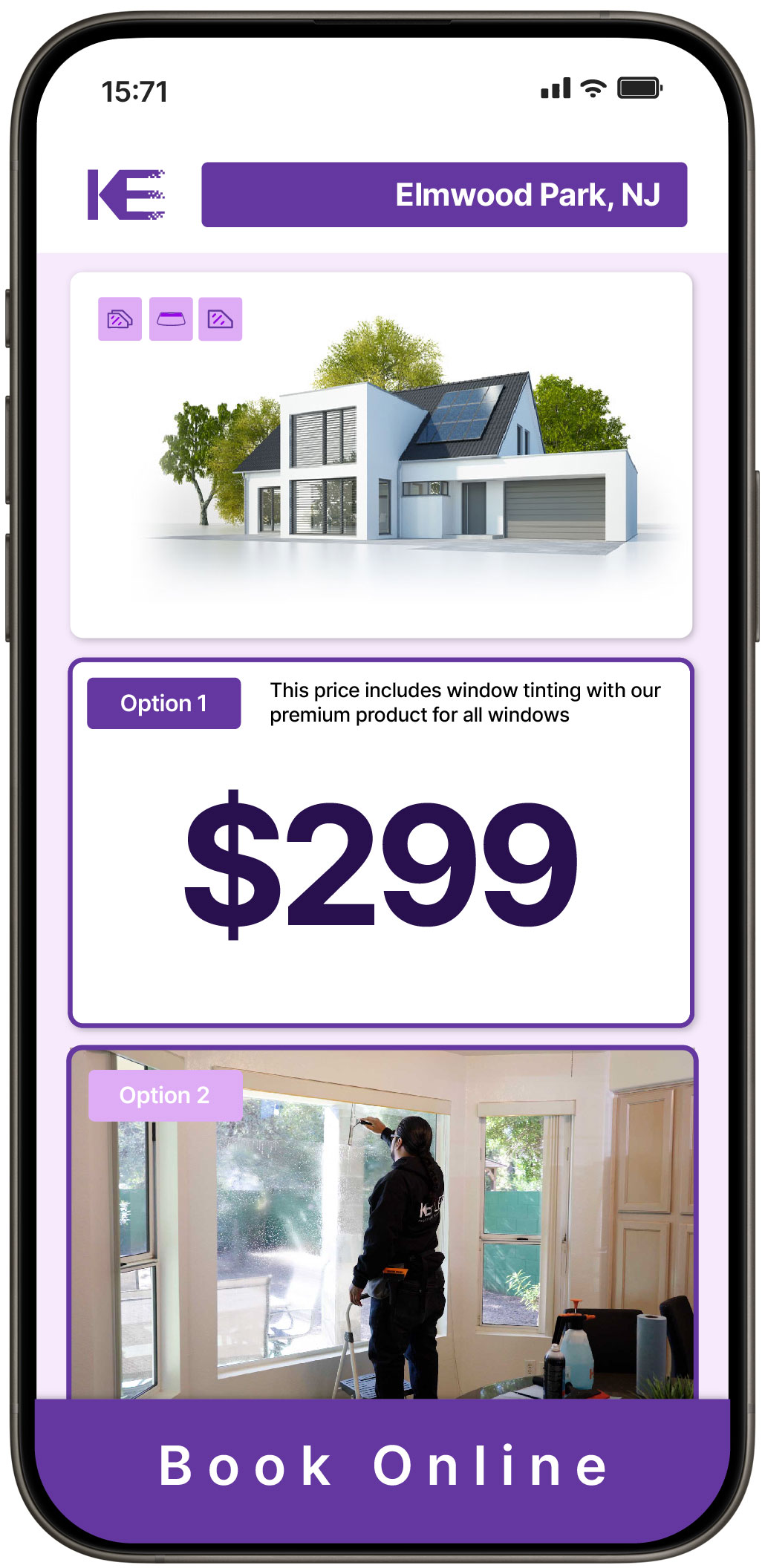 View Competitive Home Window Tinting Prices in Elmwood Park, New Jersey