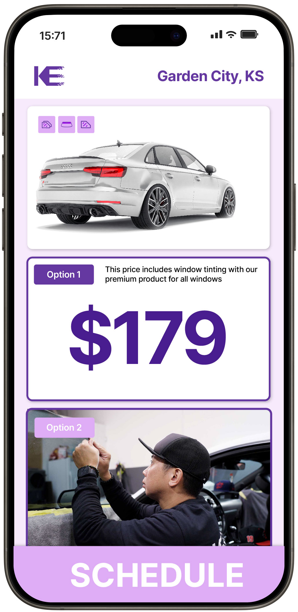 View Affordable Car Window Tinting Rates in Garden City, Kansas