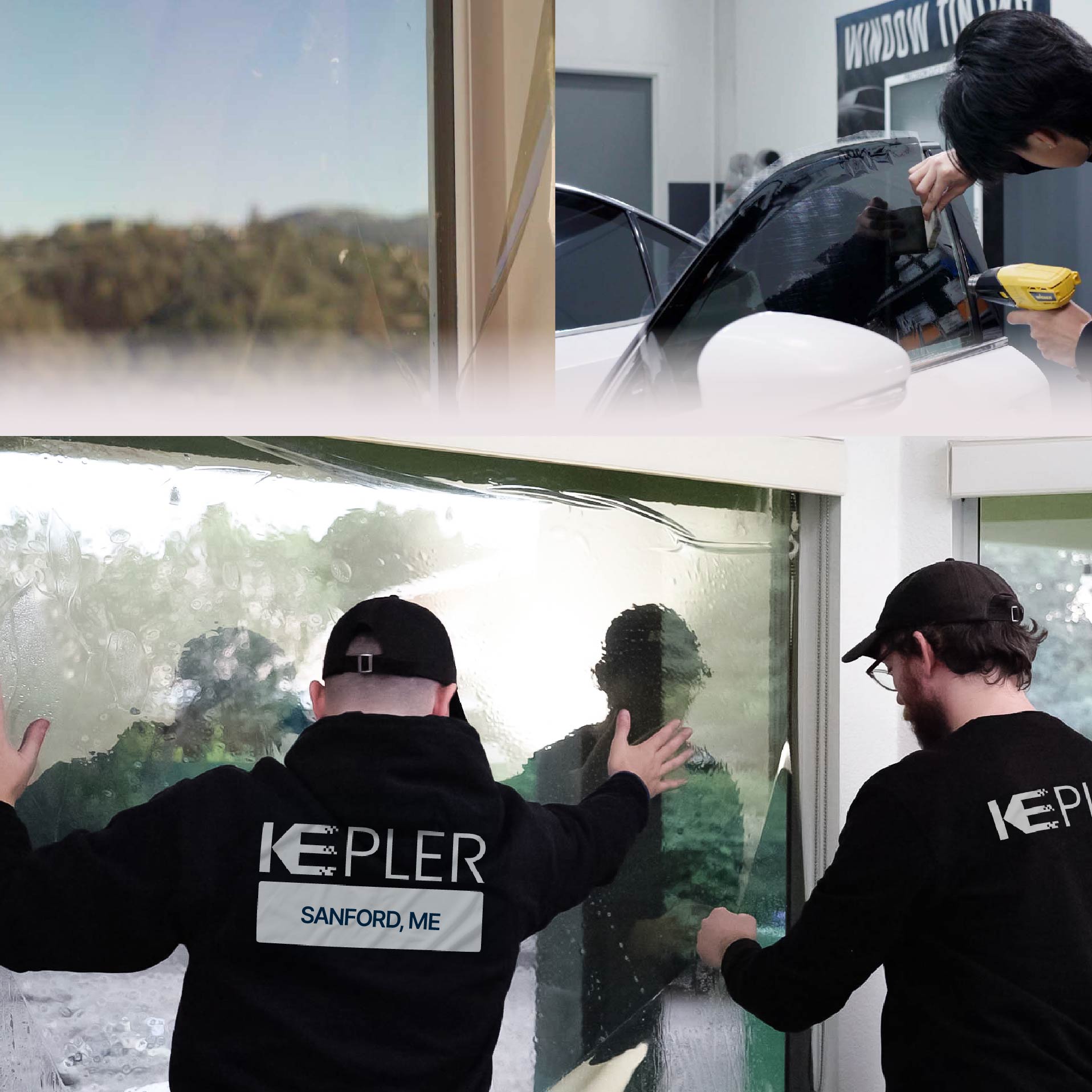 Kepler Specialist Performing Commercial Window Tinting in Sanford Sanford