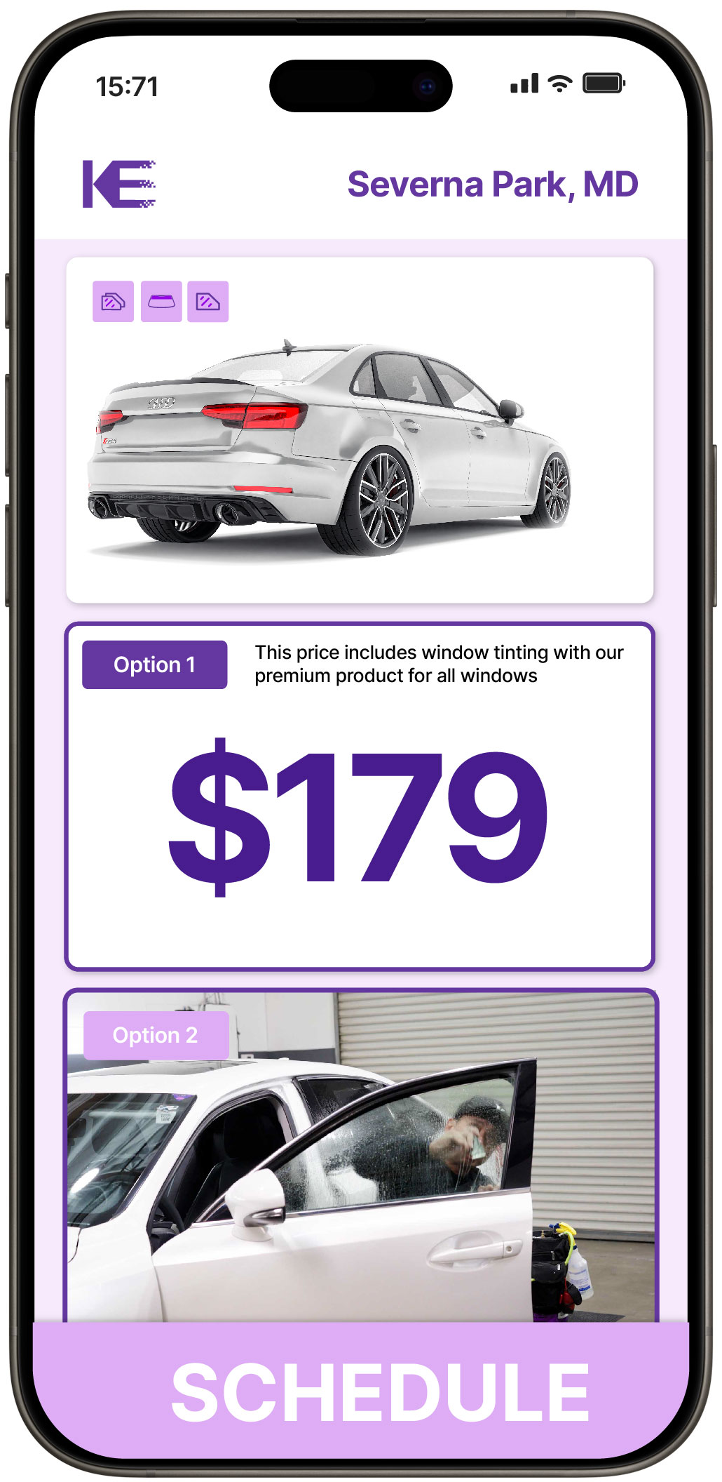 View Affordable Car Window Tinting Prices in Severna Park, Maryland