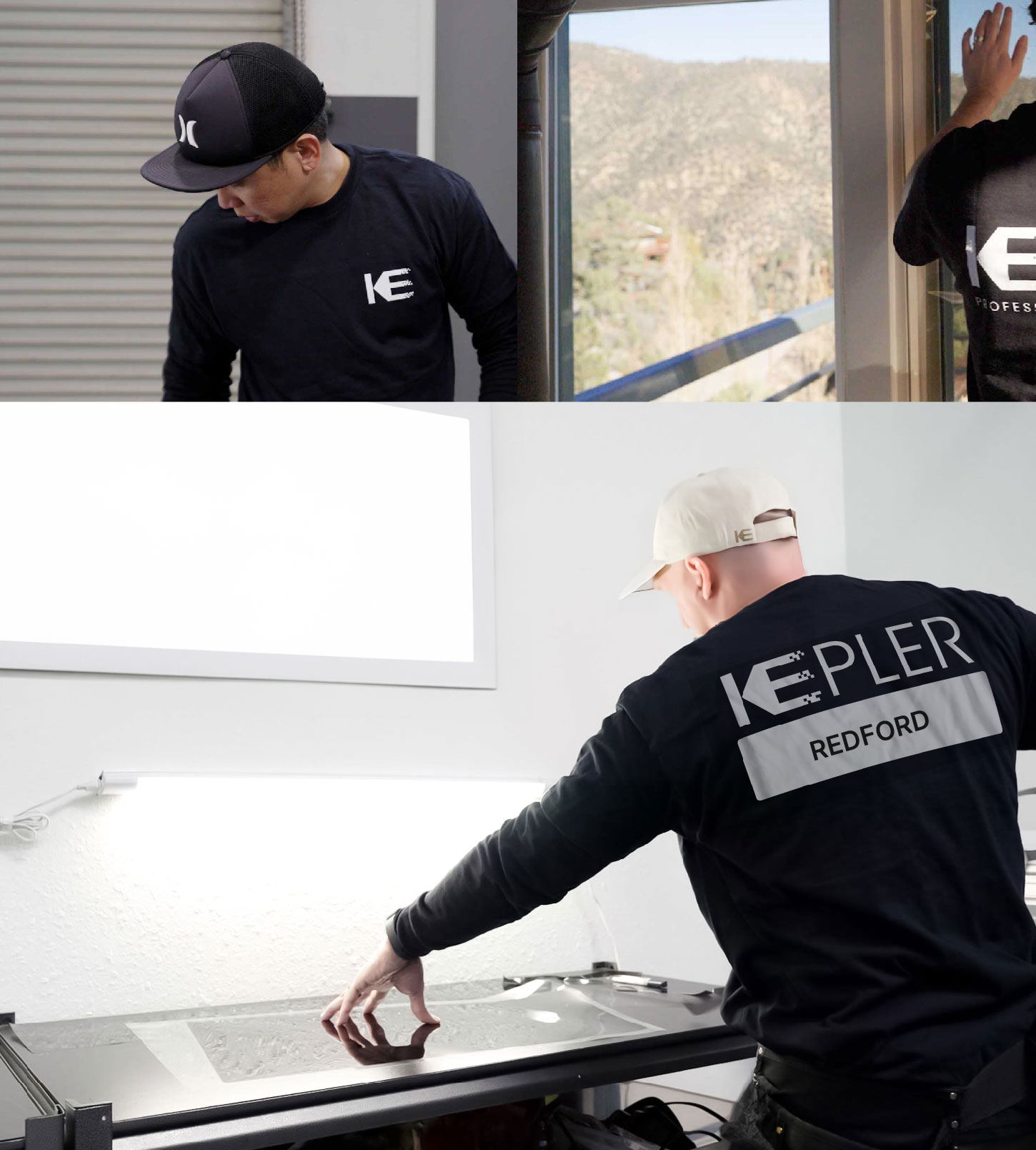Window Tinting Specialist Cutting Film in Redford, Michigan