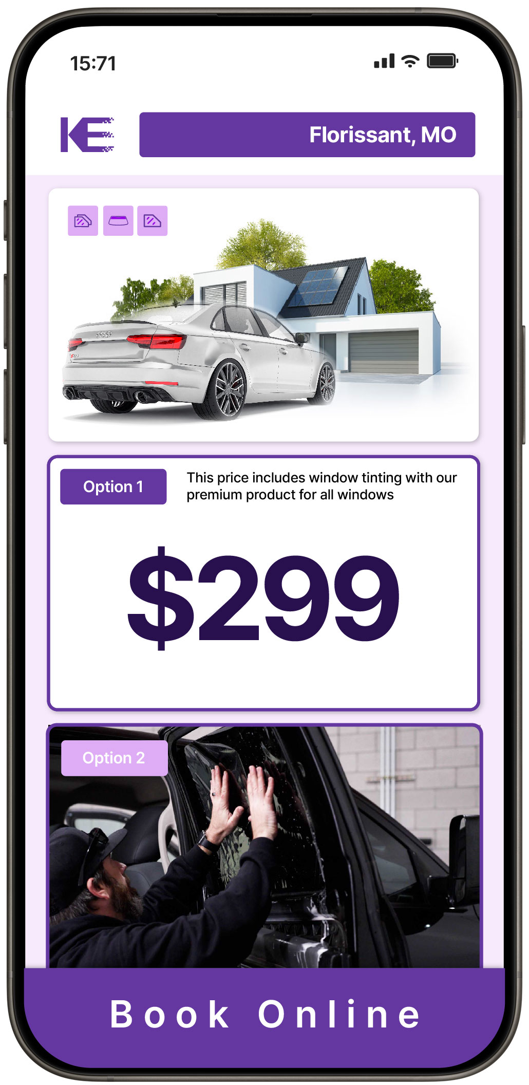 View Affordable Tesla Window Tinting Costs in Cape Girardeau, Missouri