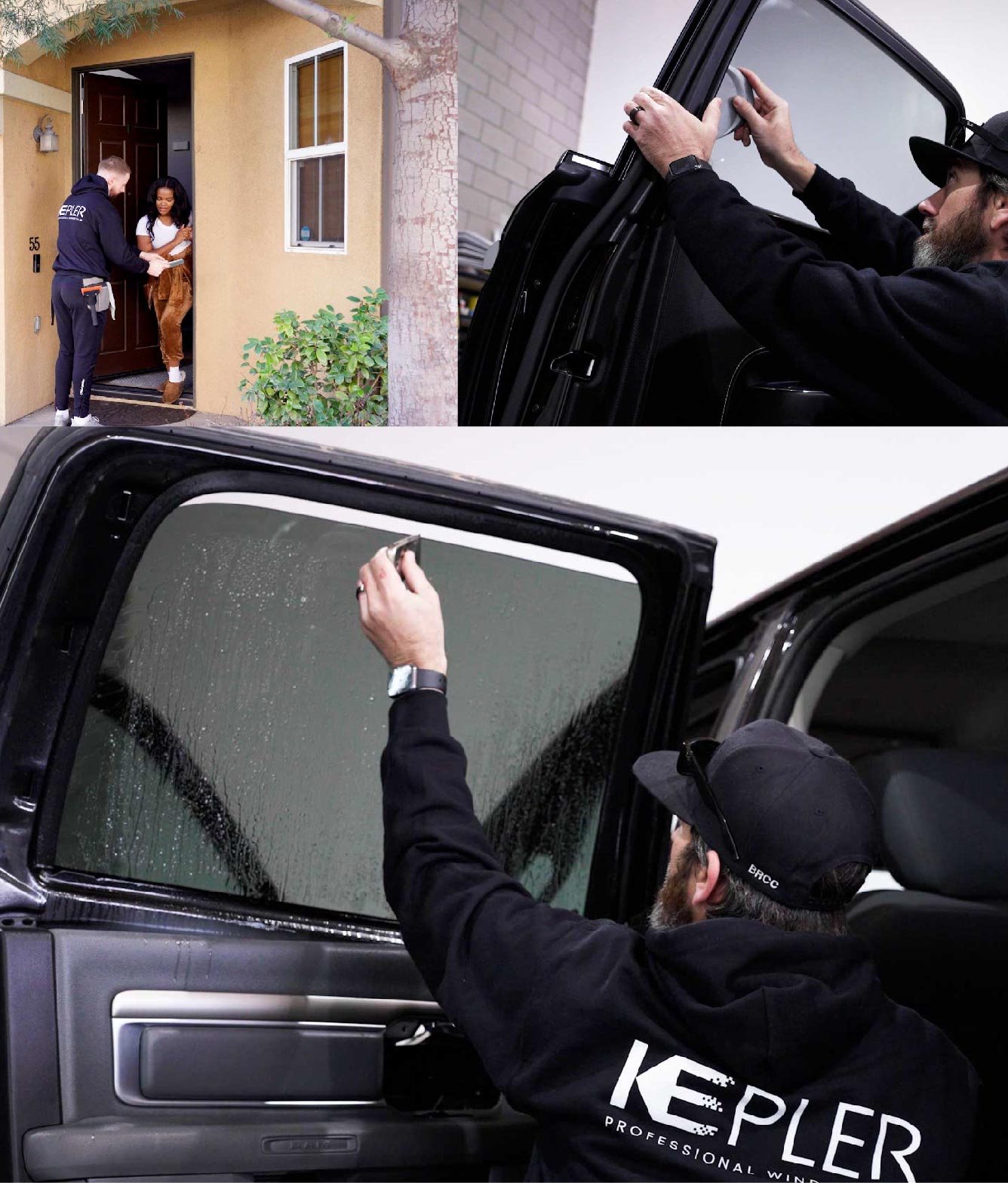 Kepler Window Tinting Specialists at Work in Bellmore, New York