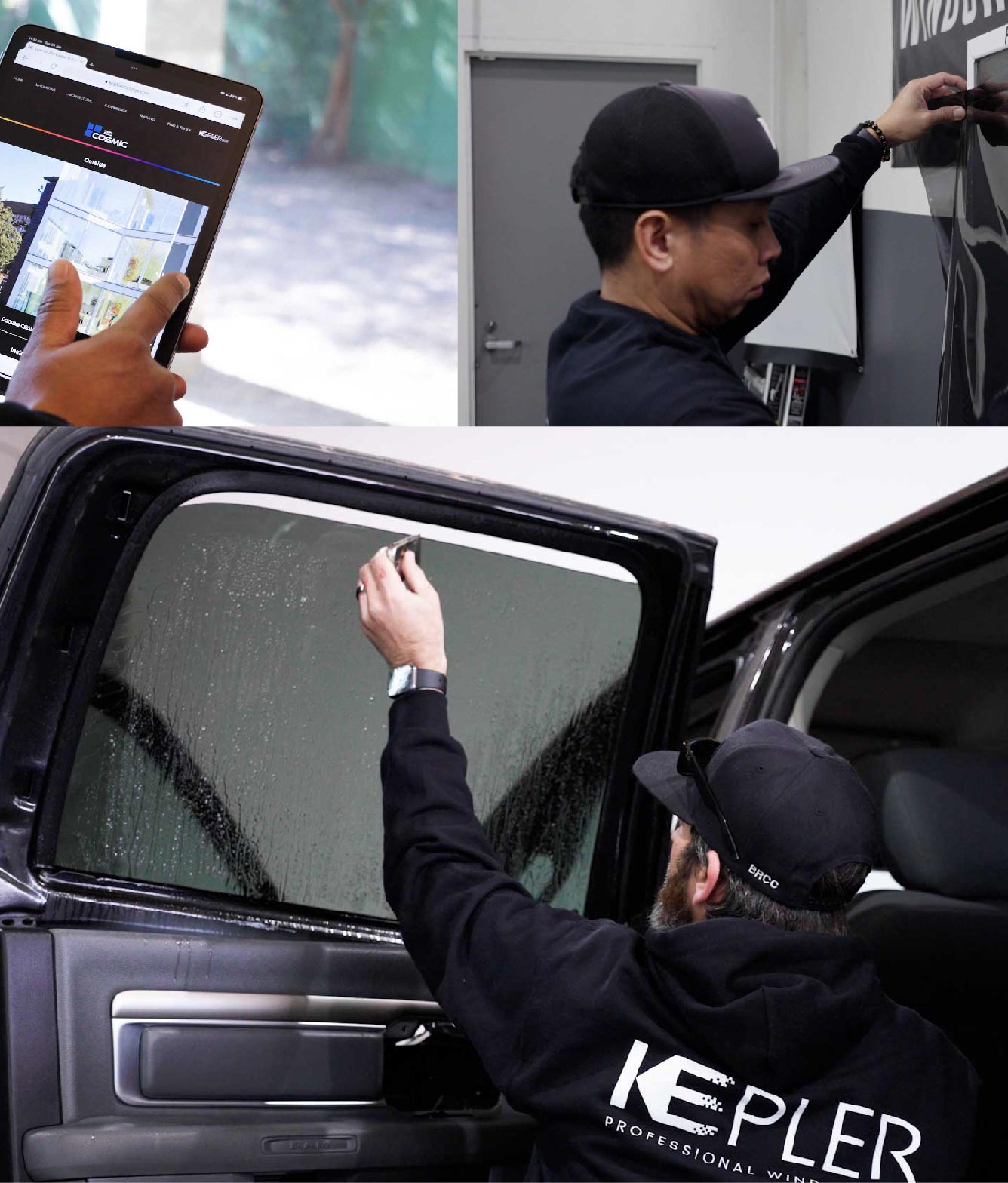 Kepler Window Tinting Specialists at Work in Miami Gardens, Florida