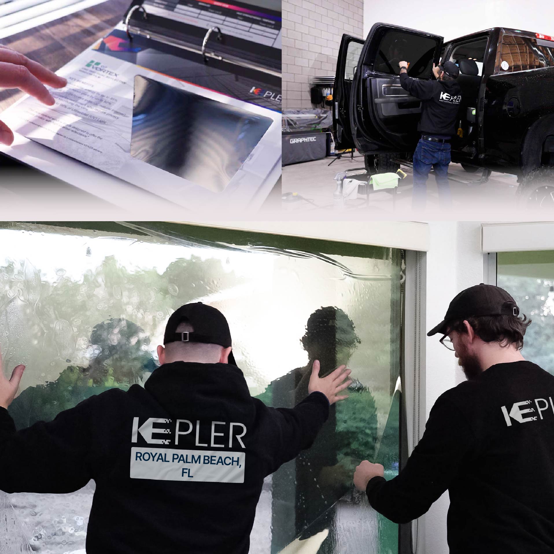 Kepler Specialist Performing Commercial Window Tinting in Royal Palm Beach Royal Palm Beach