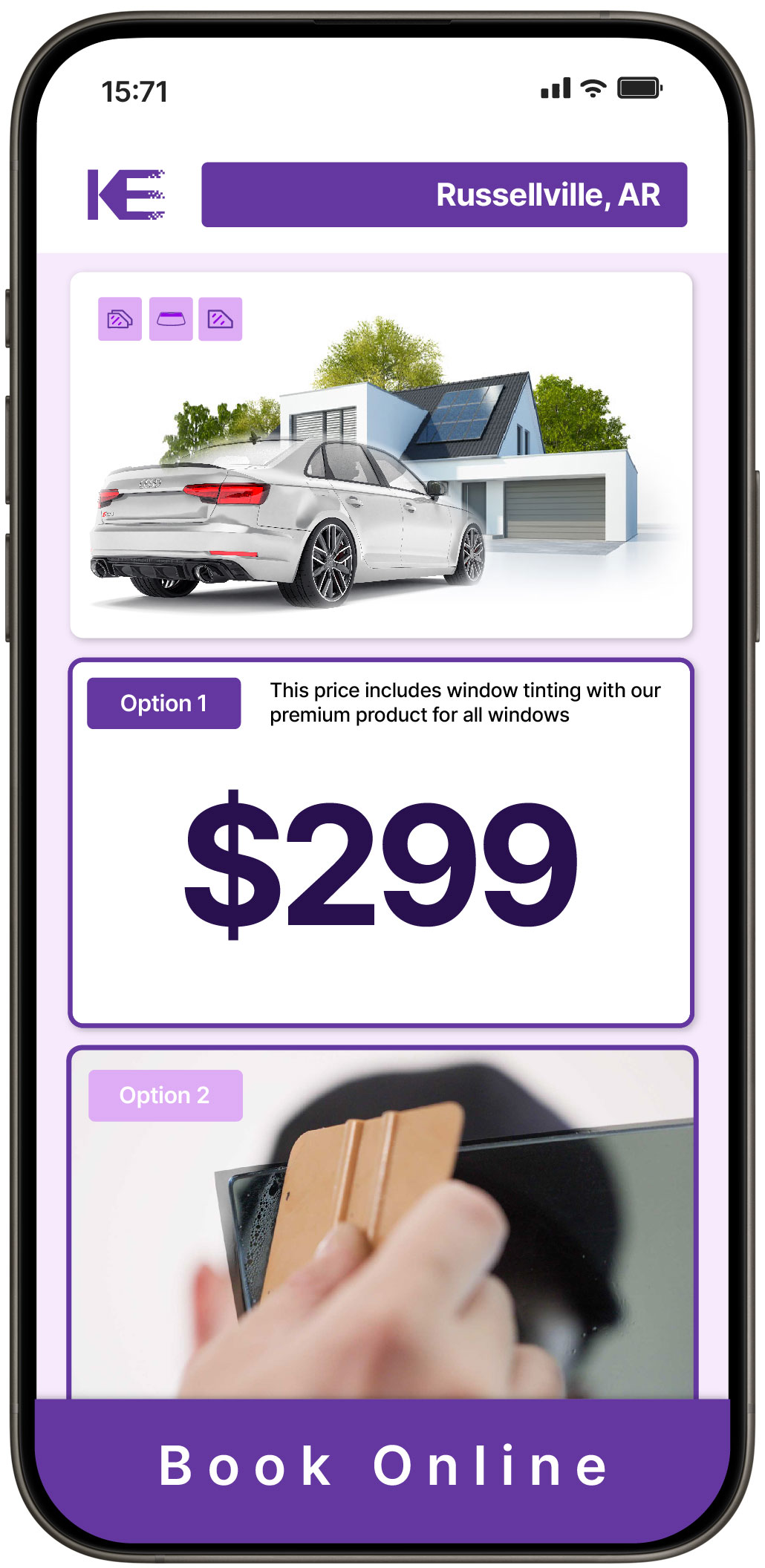 View Competitive Window Tinting Prices in Russellville, Arkansas