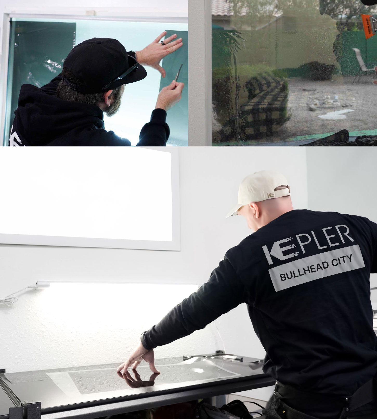 Window Tinting Specialist Cutting Film in Bullhead City, Arizona