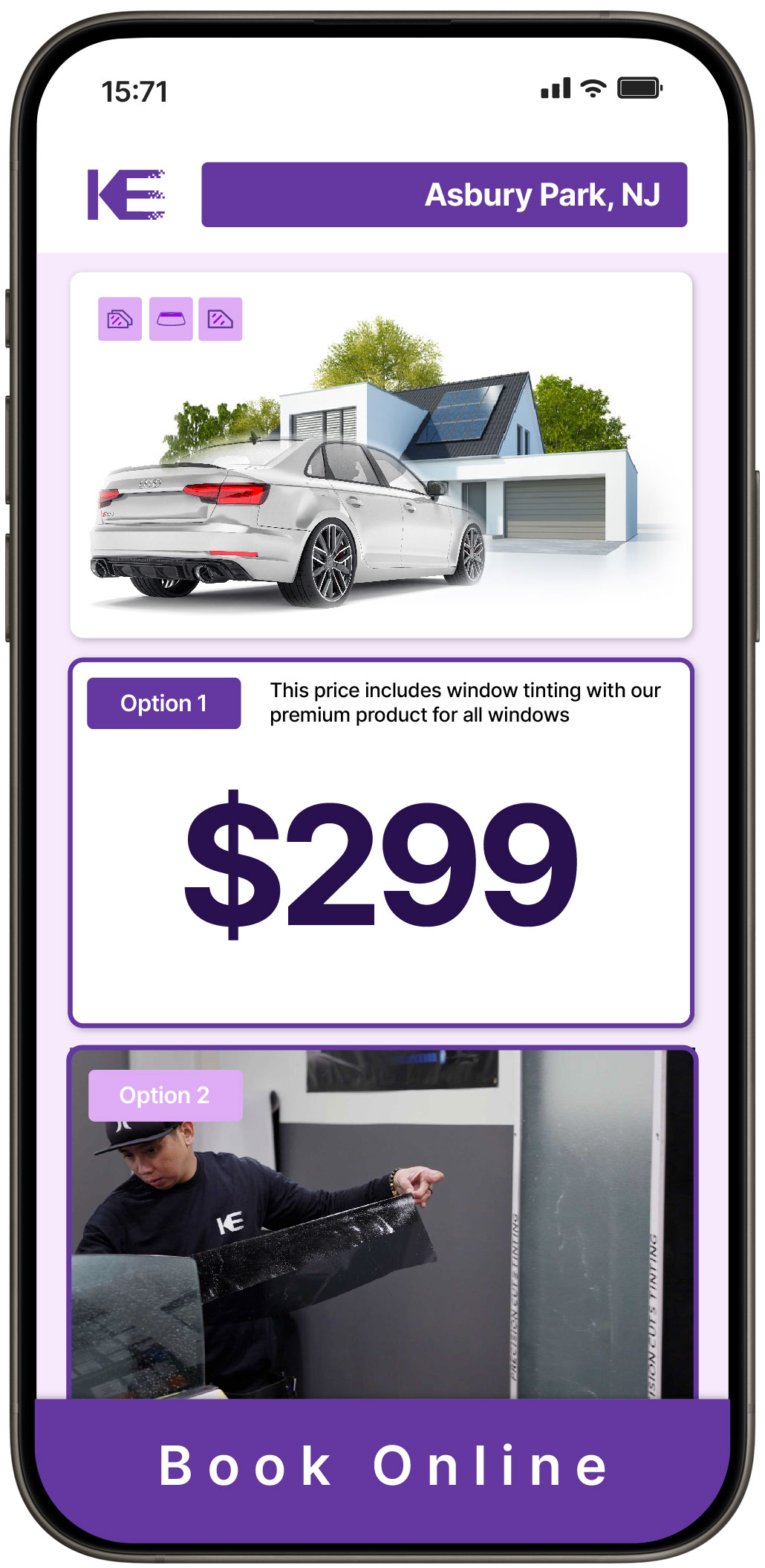 View Competitive Window Tinting Prices in Asbury Park, New Jersey