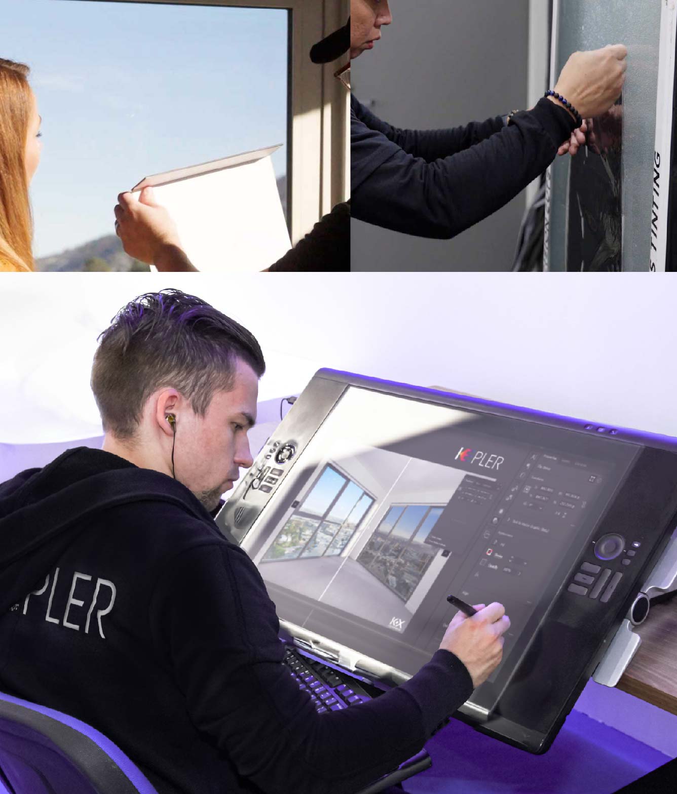 Kepler Specialist Performing Commercial Window Tinting in Hurricane Hurricane