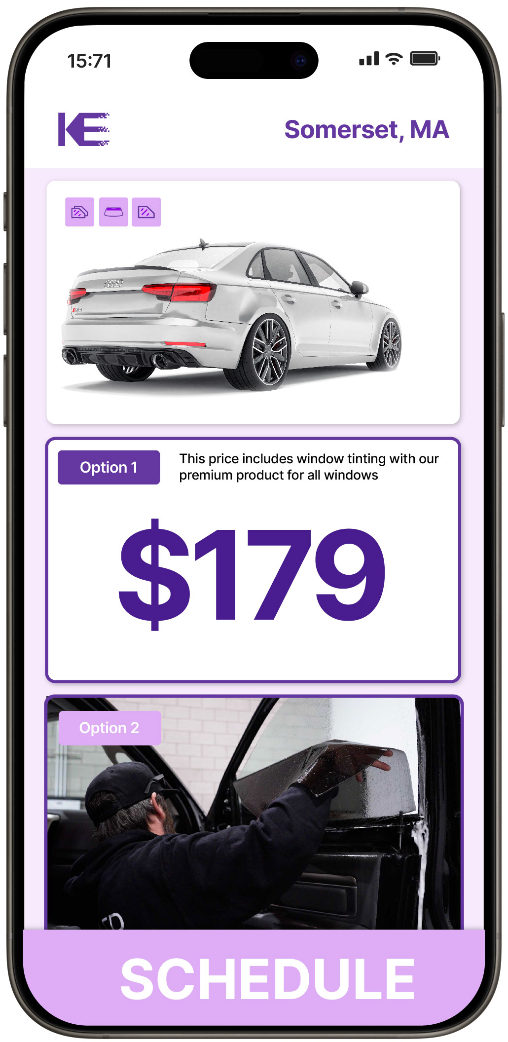 View Affordable Car Window Tinting Rates in Somerset, Massachusetts